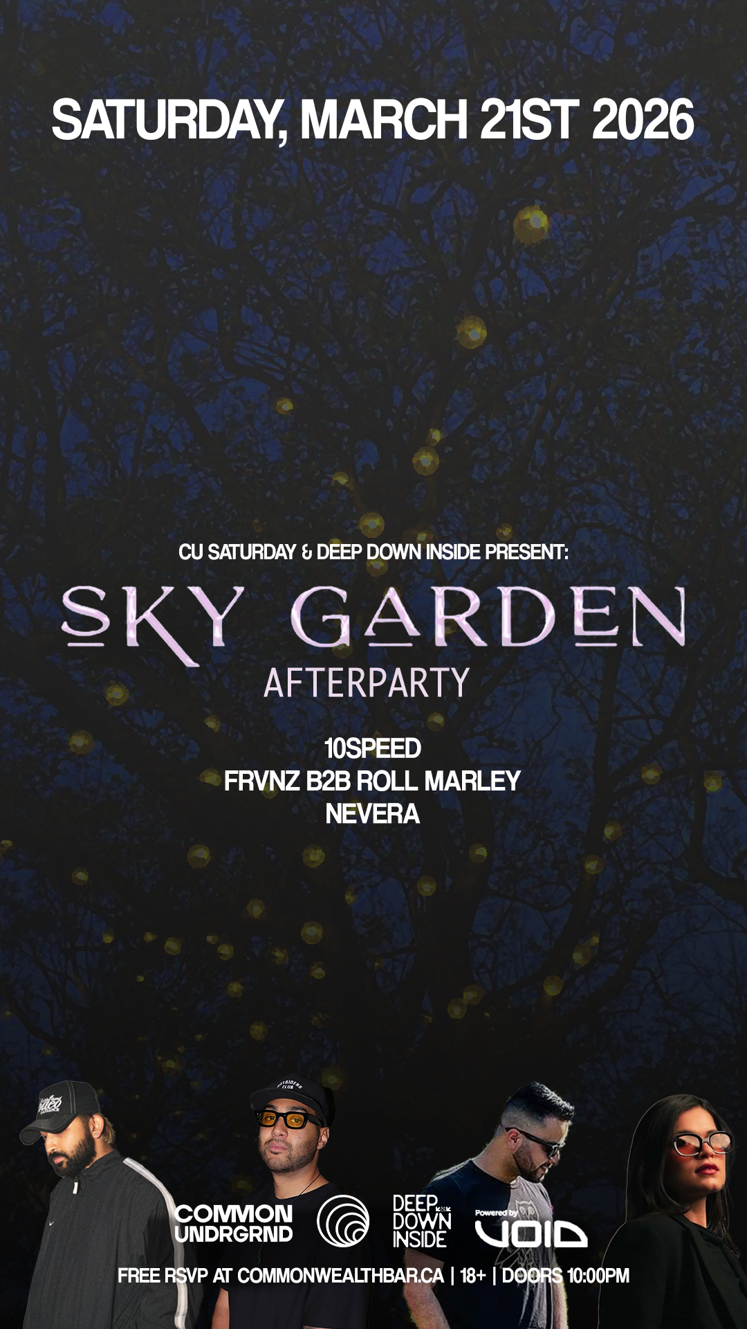 CU Saturday & DDI Present: Sky Garden Afterparty