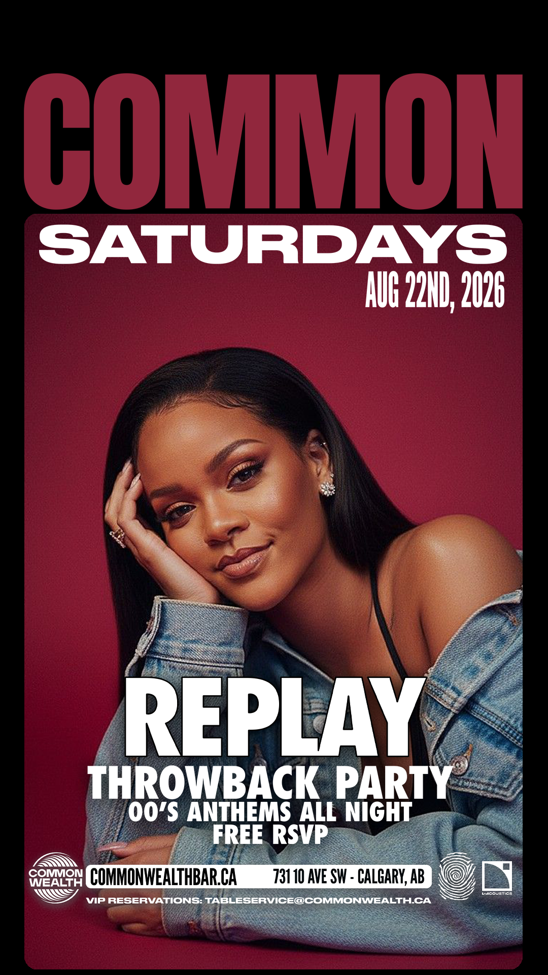 REPLAY: Throwback Party @ Common Saturdays (FREE RSVP)