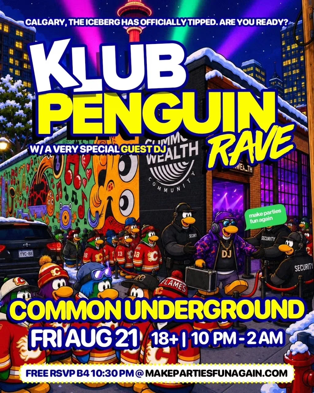 Klub Penguin Rave @ Common Underground