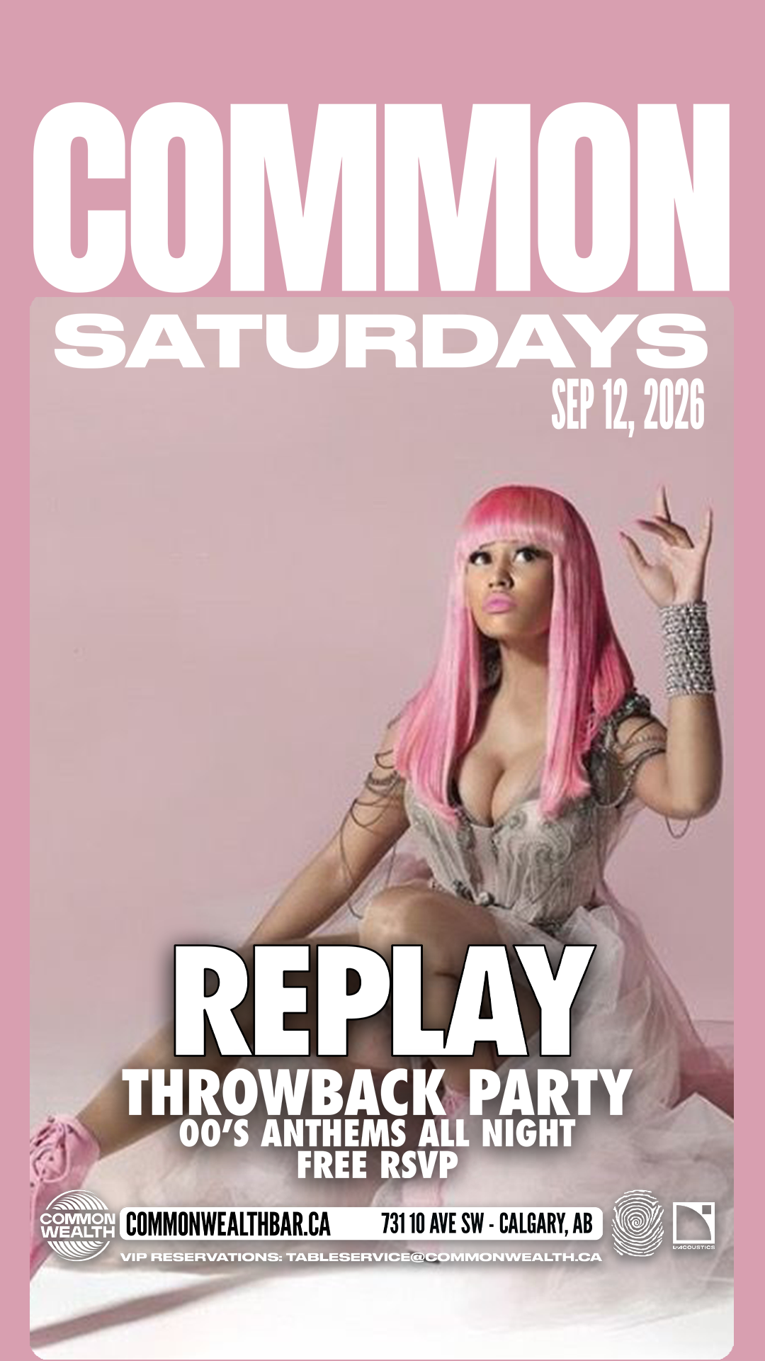 REPLAY @ Common Saturdays (FREE RSVP)