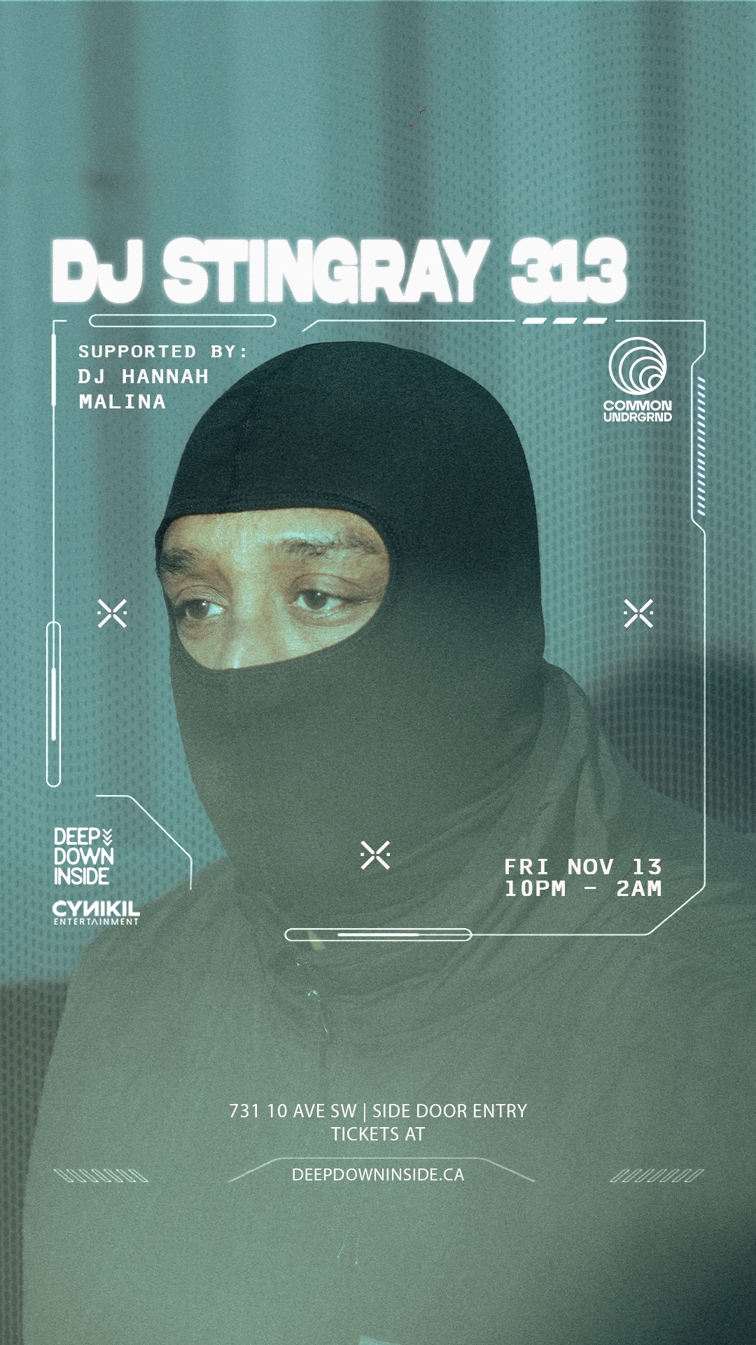 DJ Stingray 313 @ Common/UNDRGRND