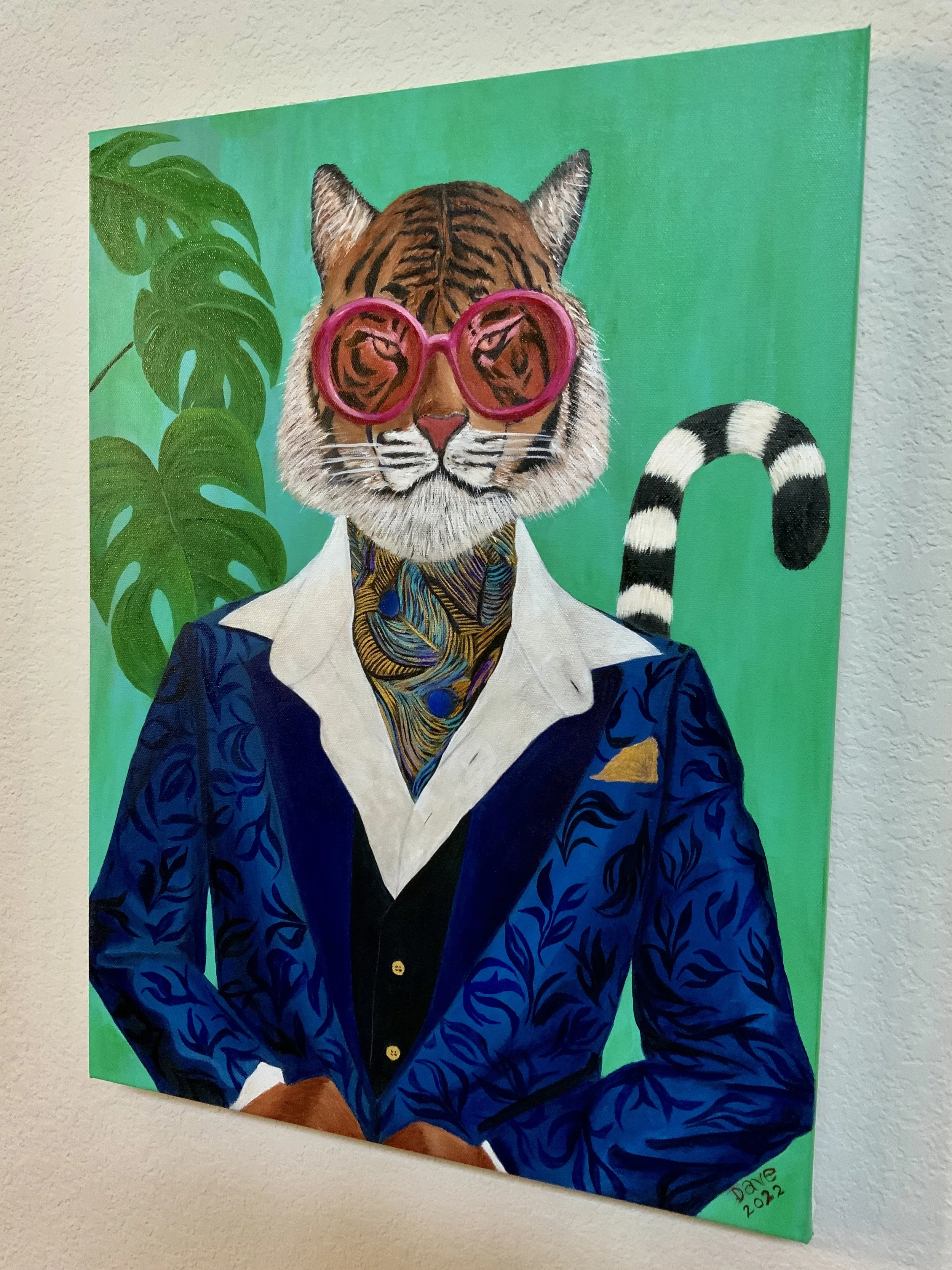 SofistiCat. Original oil on canvas 18x24”. 