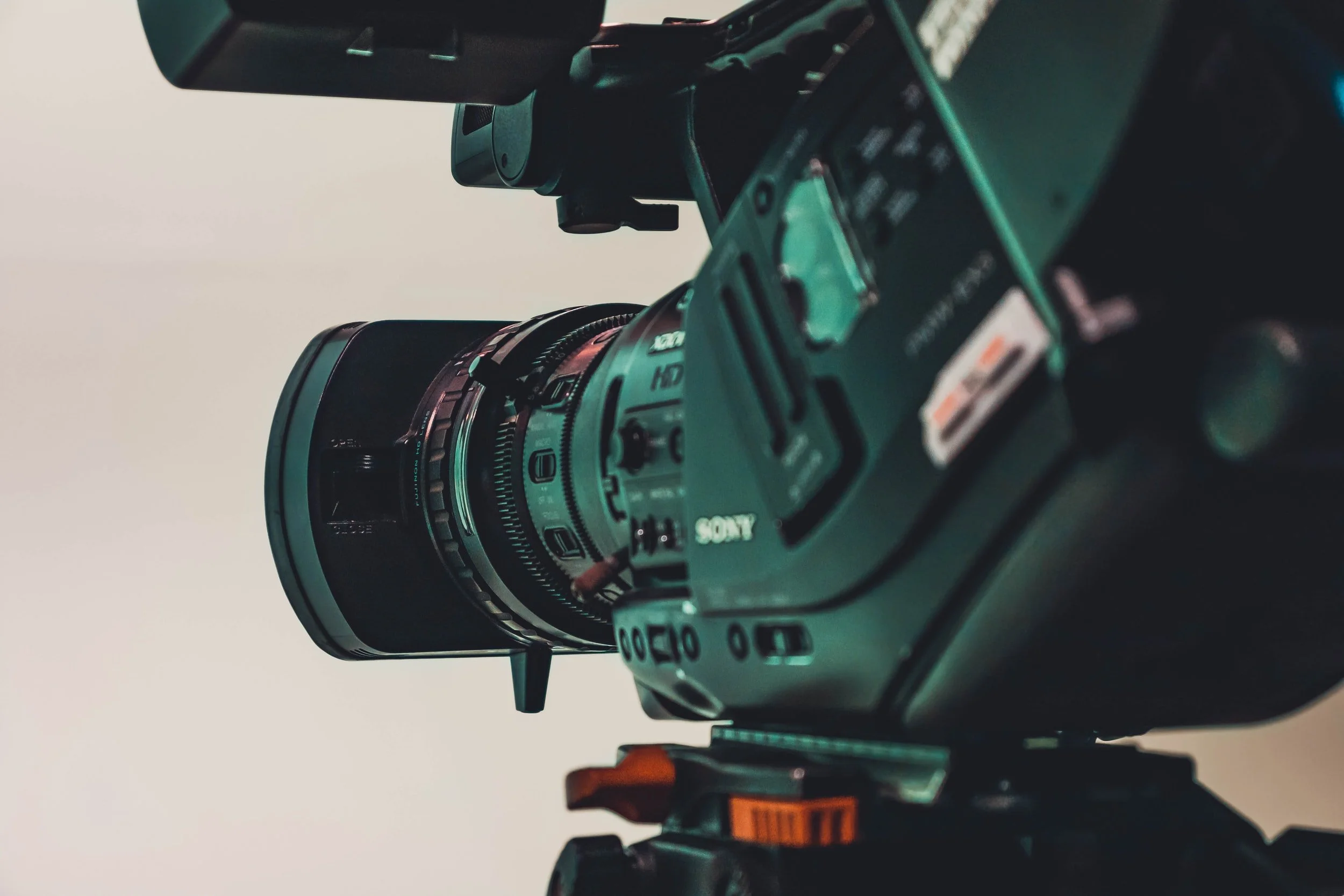Sideways image of a SONY Camera