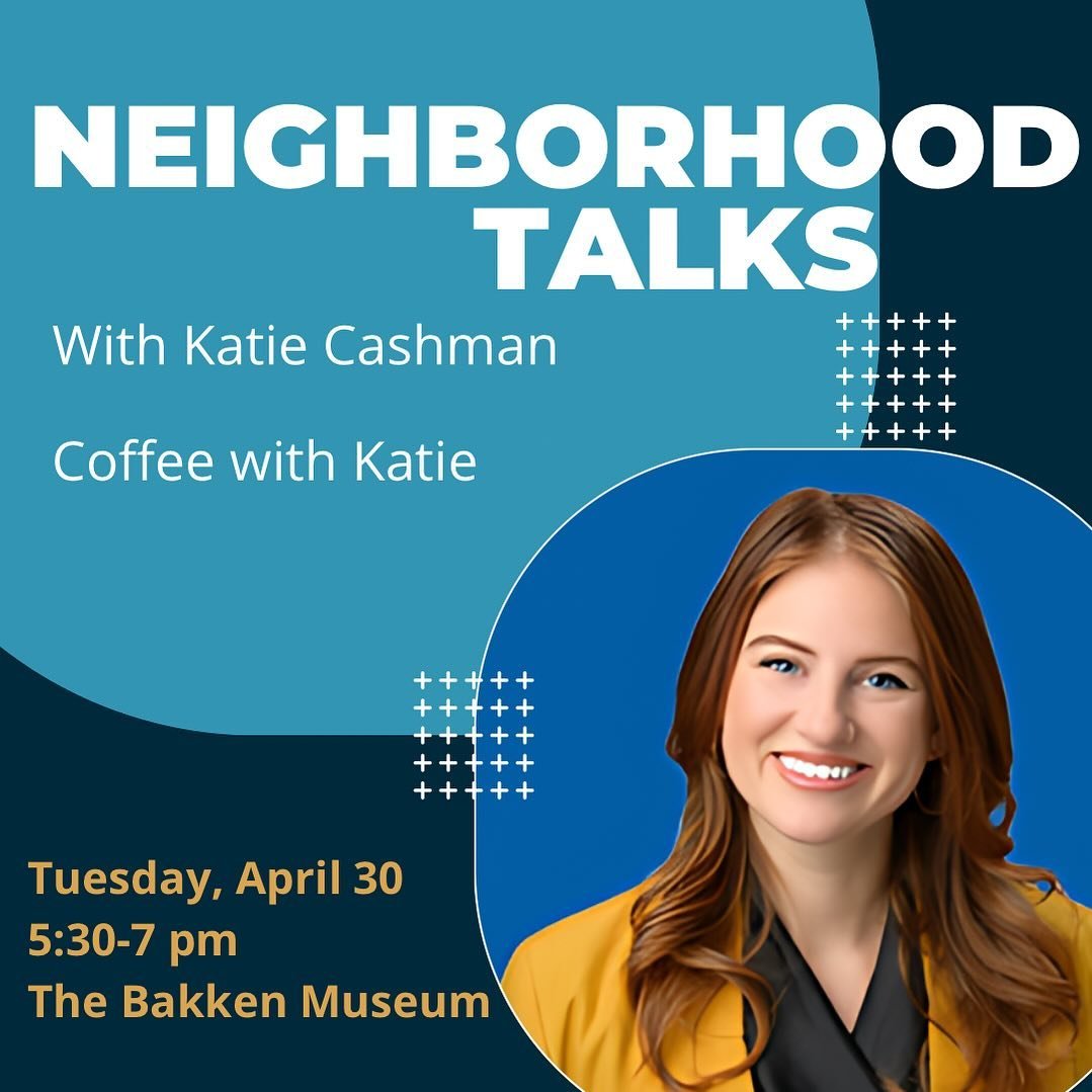 Katie Cashman (@cashmanforward7) will be hosting Coffee with Katie at The Bakken Museum (@thebakkenmuseum) tomorrow, April 30 at 5:30-7 pm. Feel free to come and go as you please!
&bull;
&bull;
&bull;
&bull;
&bull; #ontheedgeofeverything #westmakaska