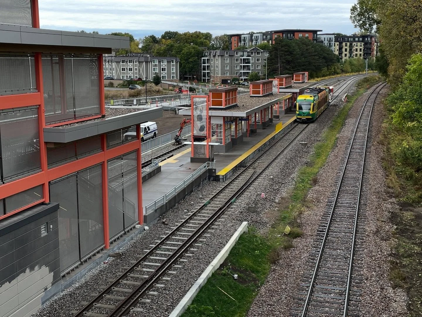 The Green Line Extension is running test trains on the track! Let us know if you see any passing through!