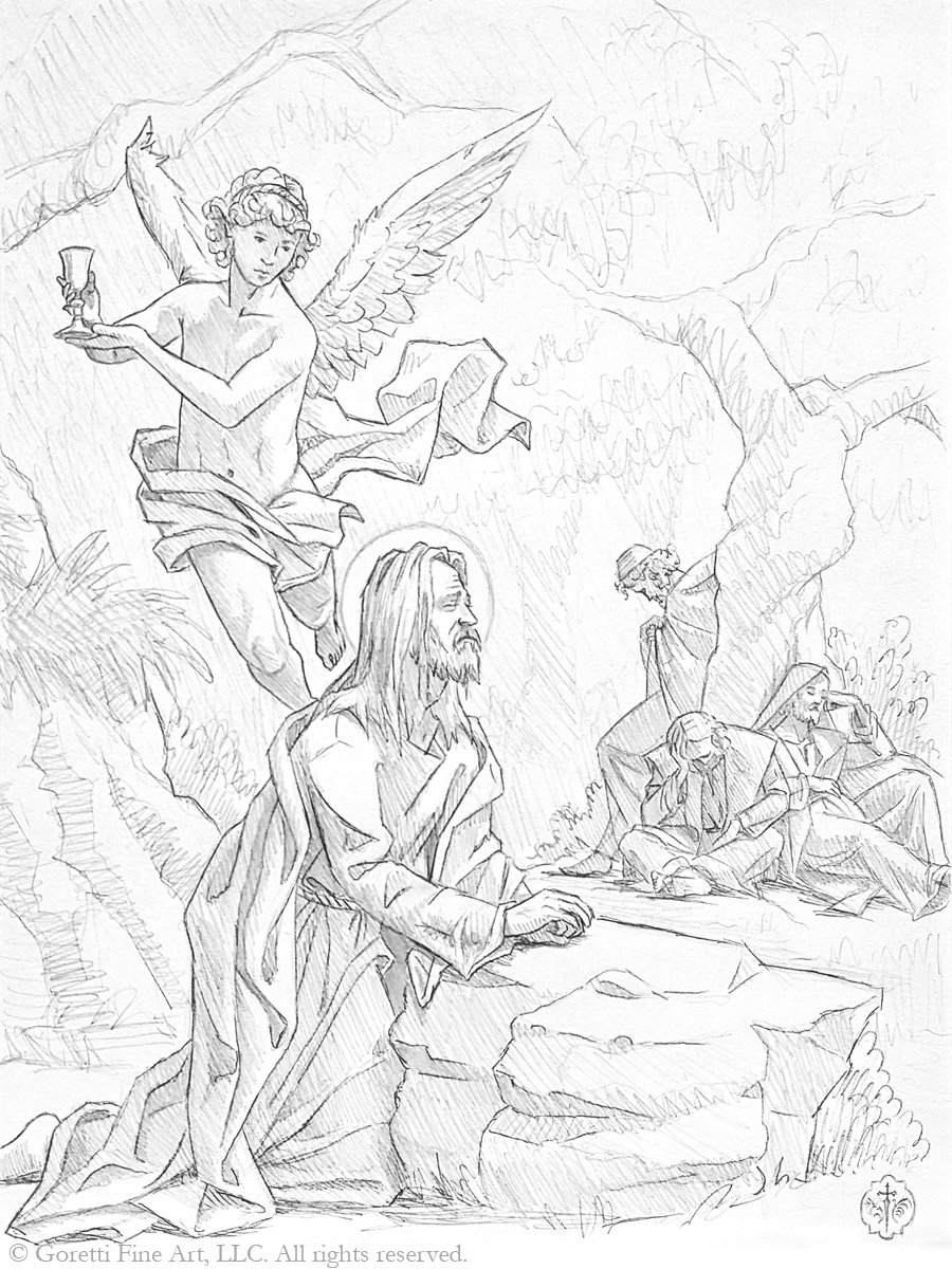 Agony in the Garden - Compositional Study.jpg