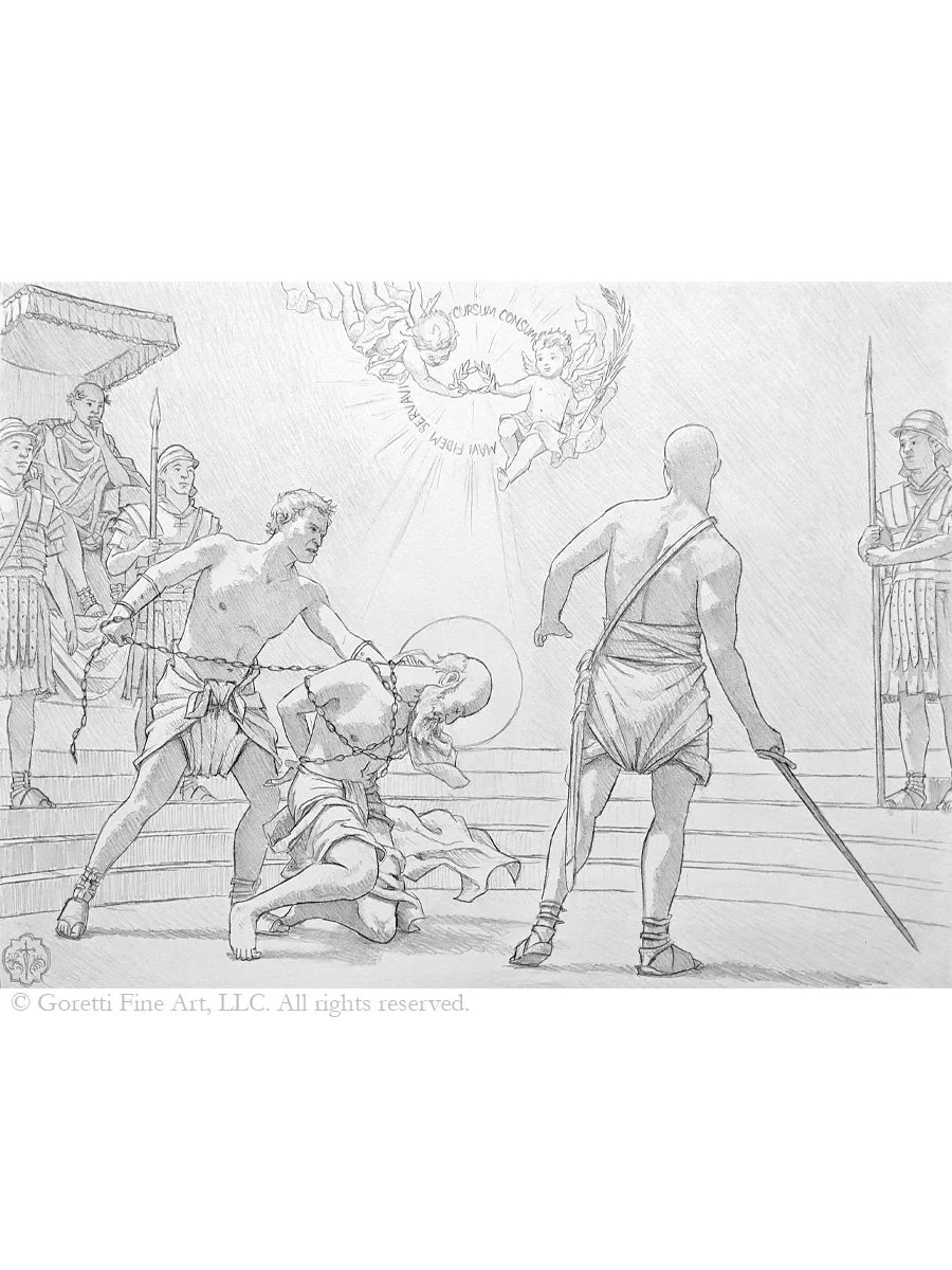Life of St Paul 4 Martyrdom - Compositional Study.jpg