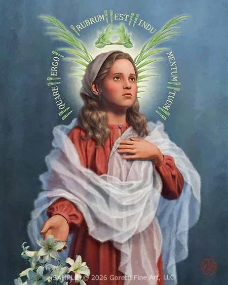 St. Maria Goretti Giclée