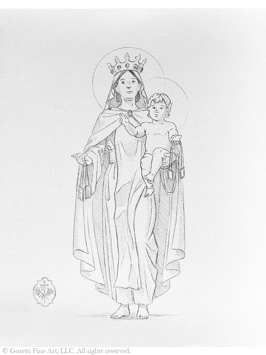 Our Lady of Mt Carmel - Figure Study.jpg