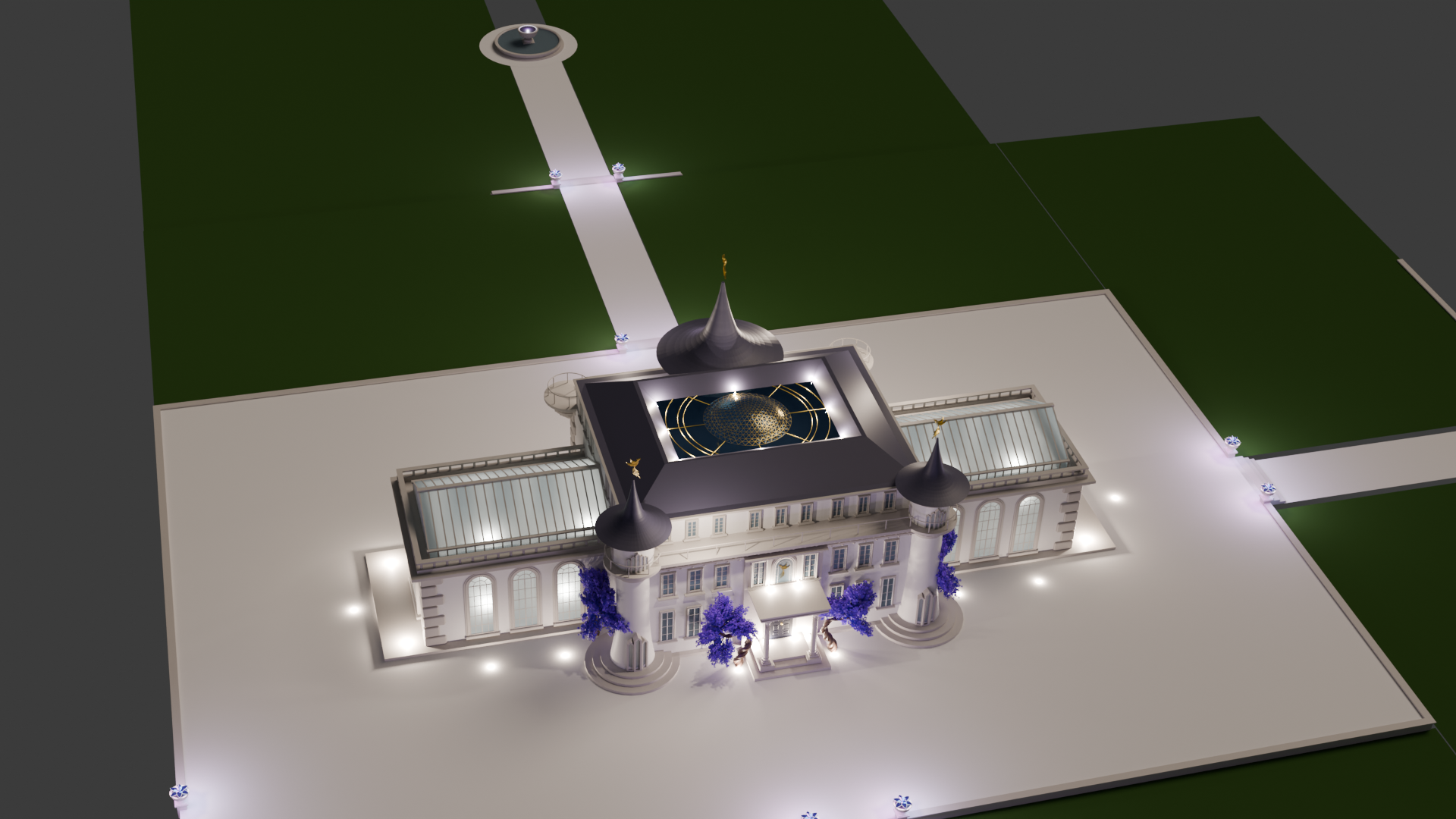 A surprise Ballroom<em>I got it into my head that I needed to make the roof of the main building more magical, so I did…</em>