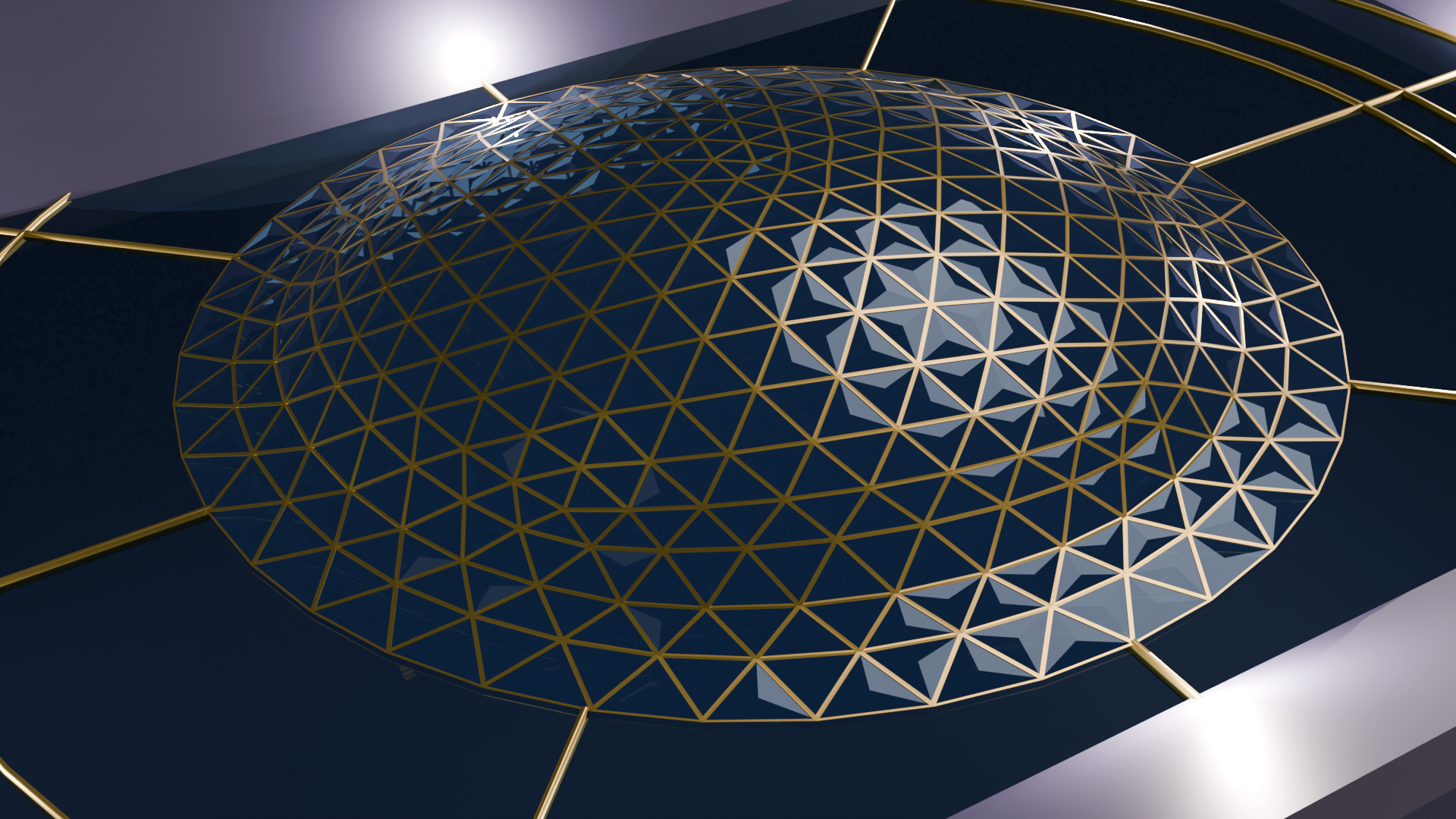 Castle Araluen Ballroom Dome Details