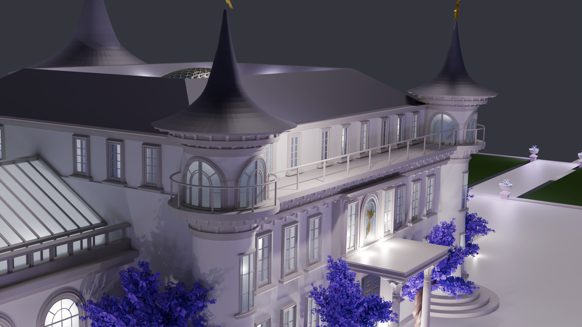 Lantern Windows Close Up