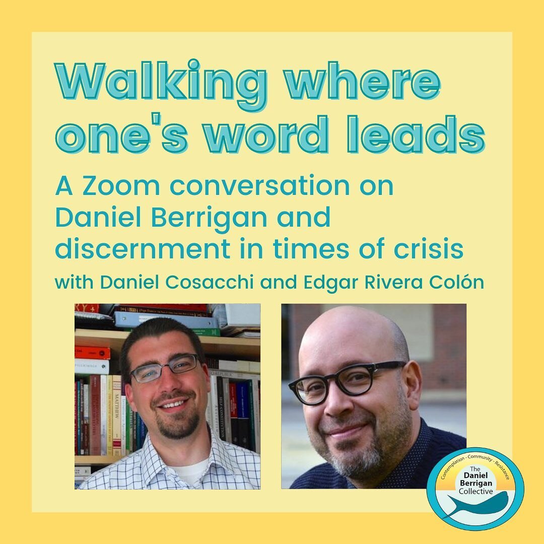 Join us on Zoom Feb. 3 for &ldquo;Walking where one&rsquo;s word leads: Dan Berrigan and discernment in times of crisis.&rdquo; Learn more and register at the link in our bio! #berrigancollective #danielberrigan #discernment #jesuit