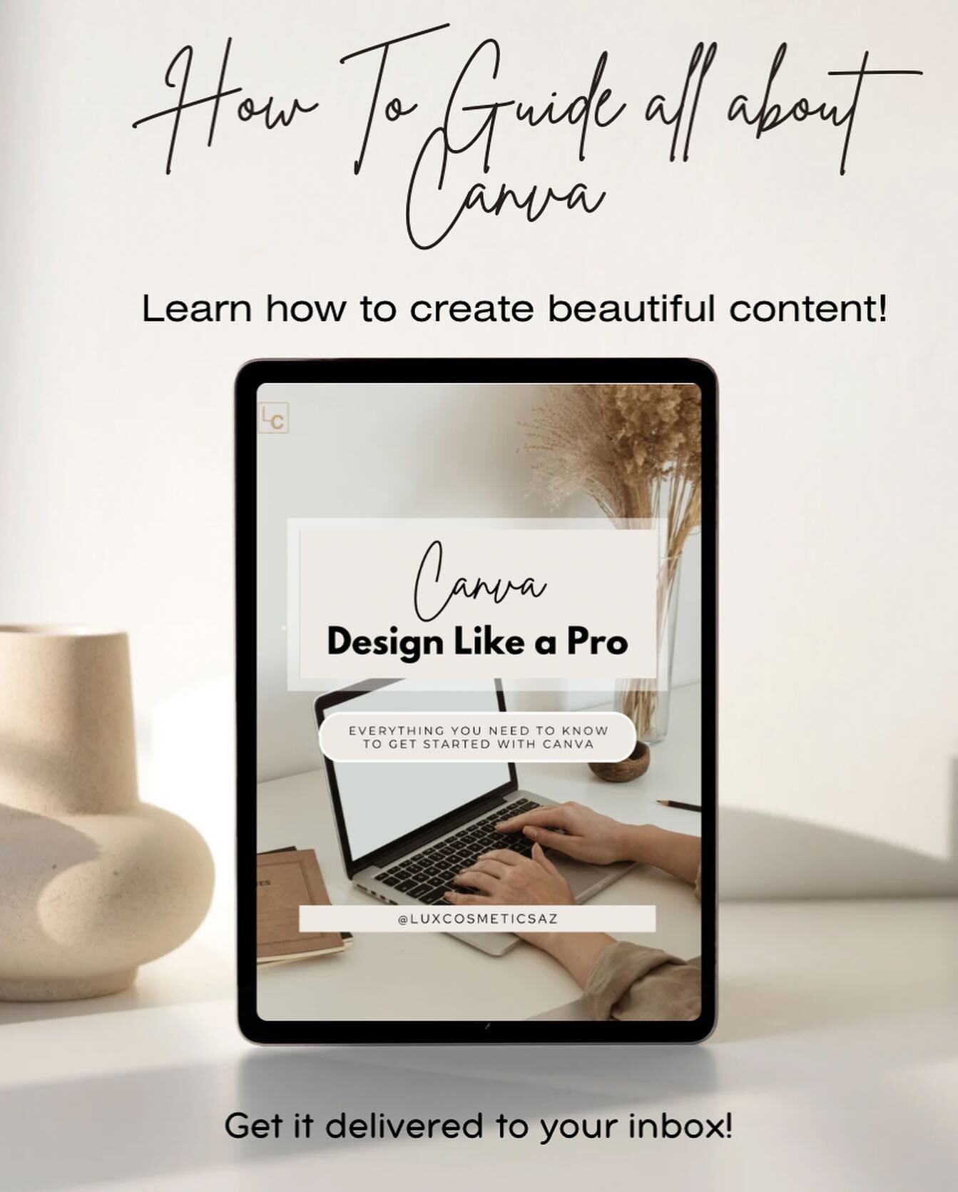 Are you a small business owner struggling to make beautiful aesthetically pleasing content for your website and social media!? Are before and afters not doing it for you anymore? Look no further and purchase this well equipped EBook filled with every