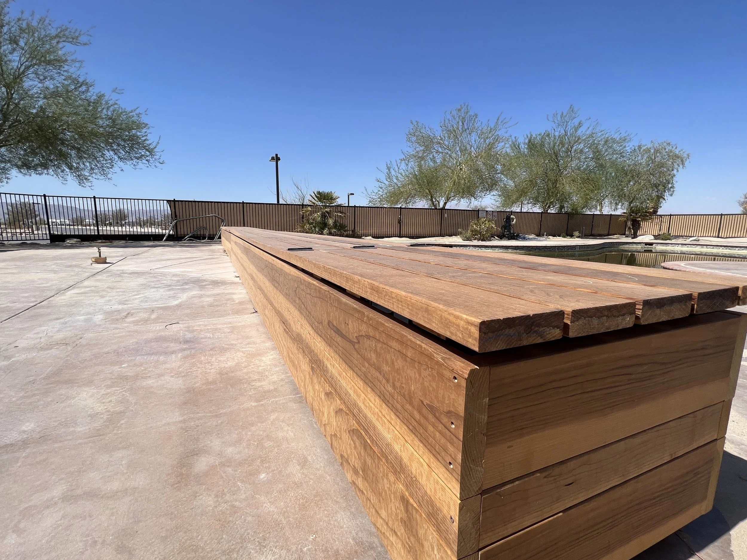 Pool Cover Container 
