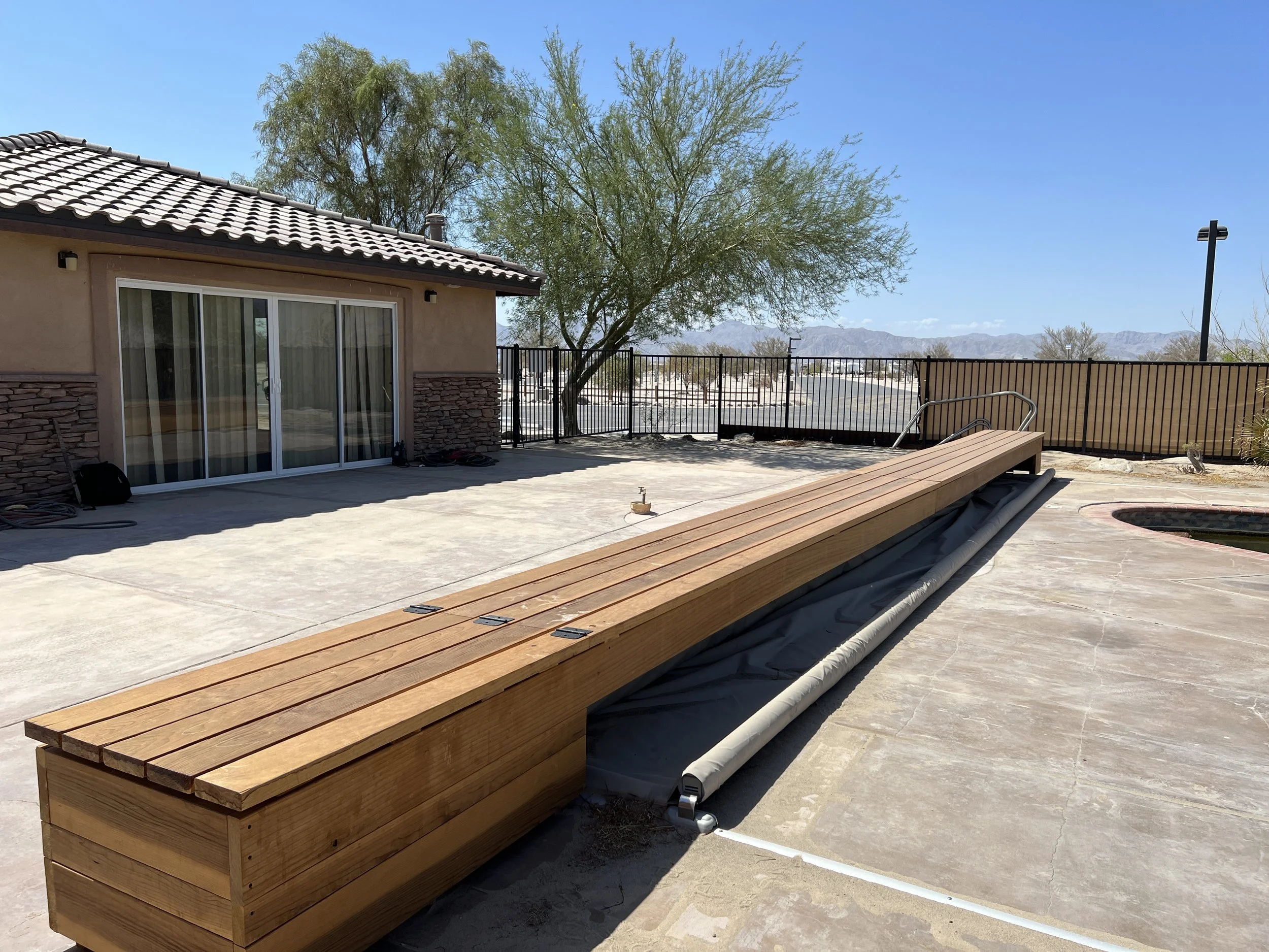 Pool Cover Container