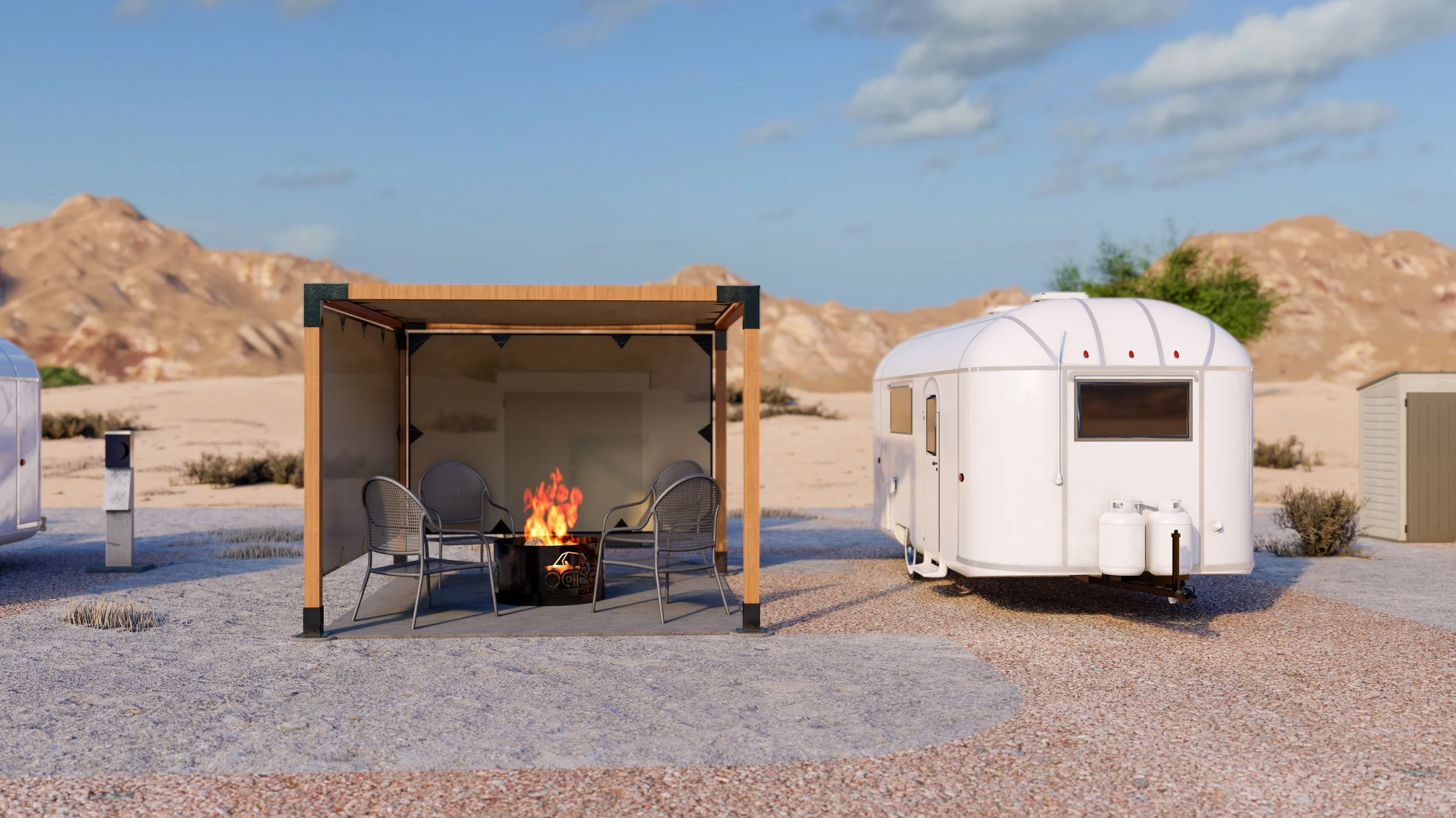 Ortegga Rv Rental Render Gallery — Ocotillo RV Resort