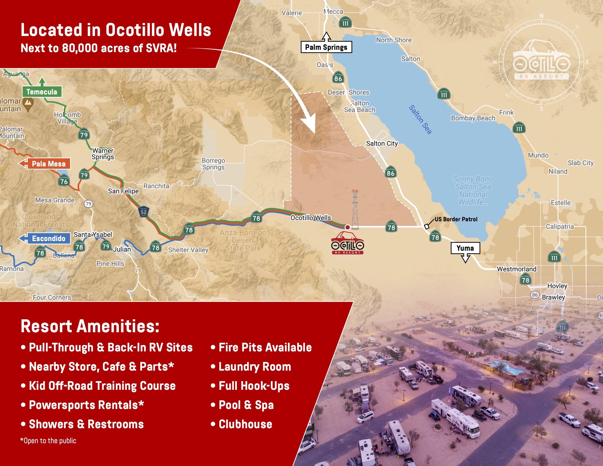 Ocotillo Wells Hotels; Tierra Del Sol — Ocotillo RV Resort