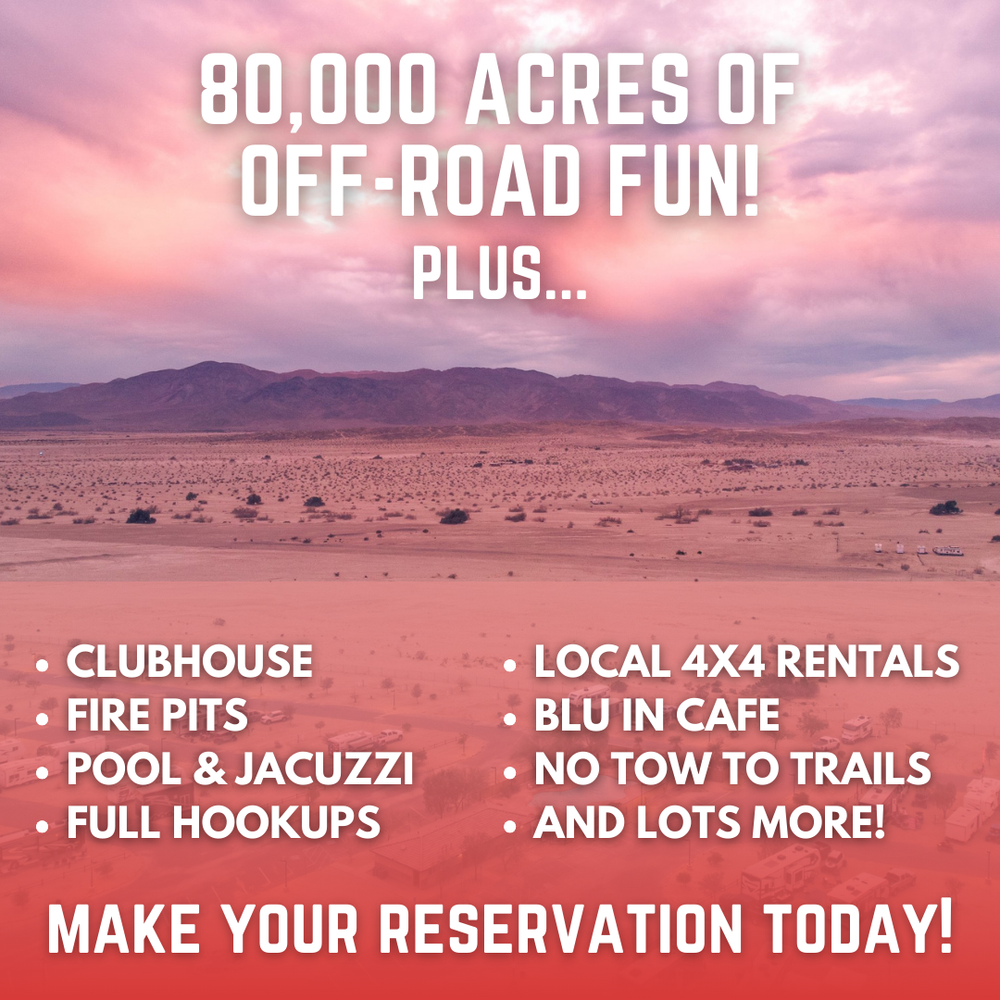 Ocotillo Wells RV Reservations — Ocotillo RV Resort