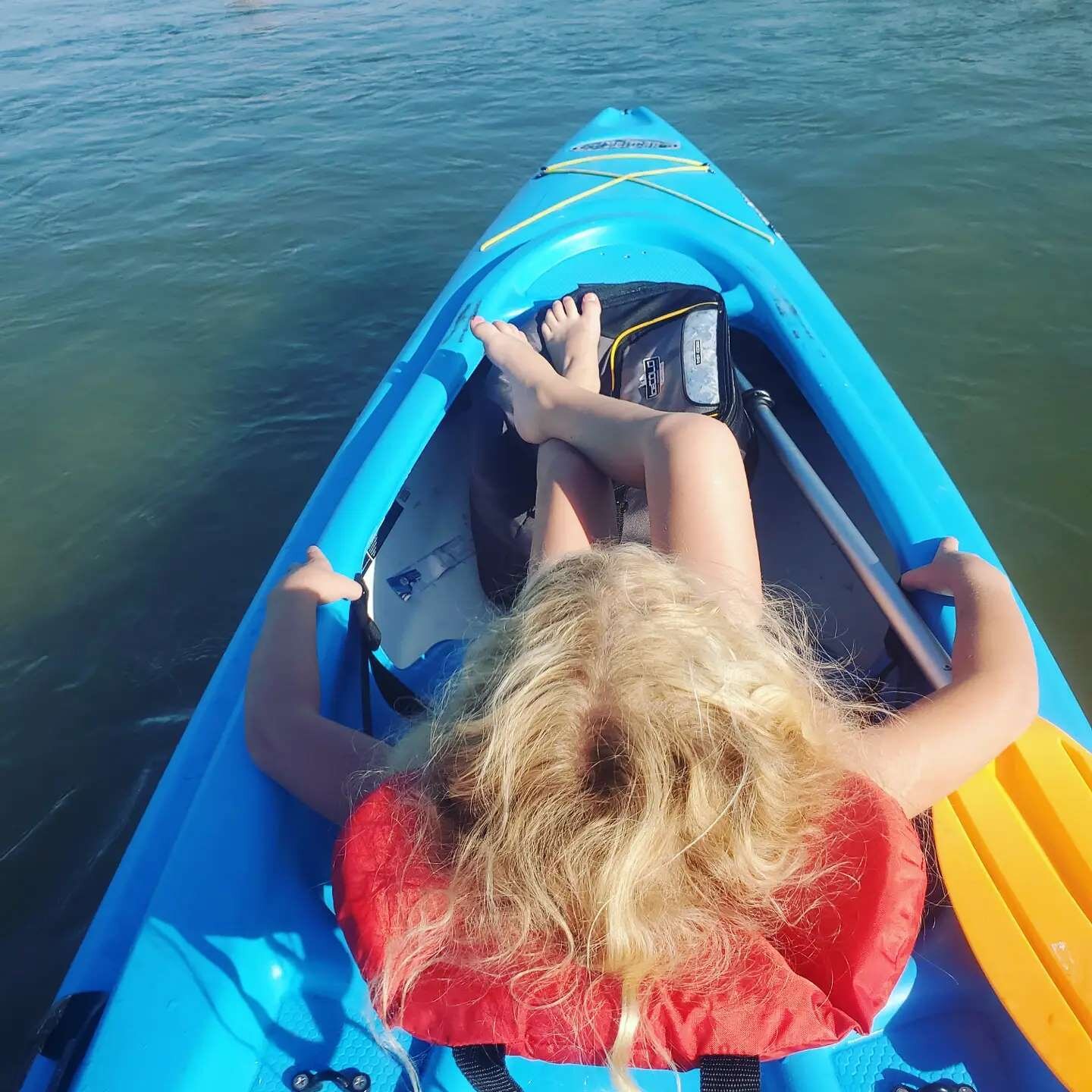 Elle Belle living her best life with her feet up just chilling on the river! 🛶 🛶

@laurenvien

#KayakMedicineHat #KayakRental #OutdoorXcape #GetOutside #GetOffTheCouch #MyMHSummer #StartThemYoung