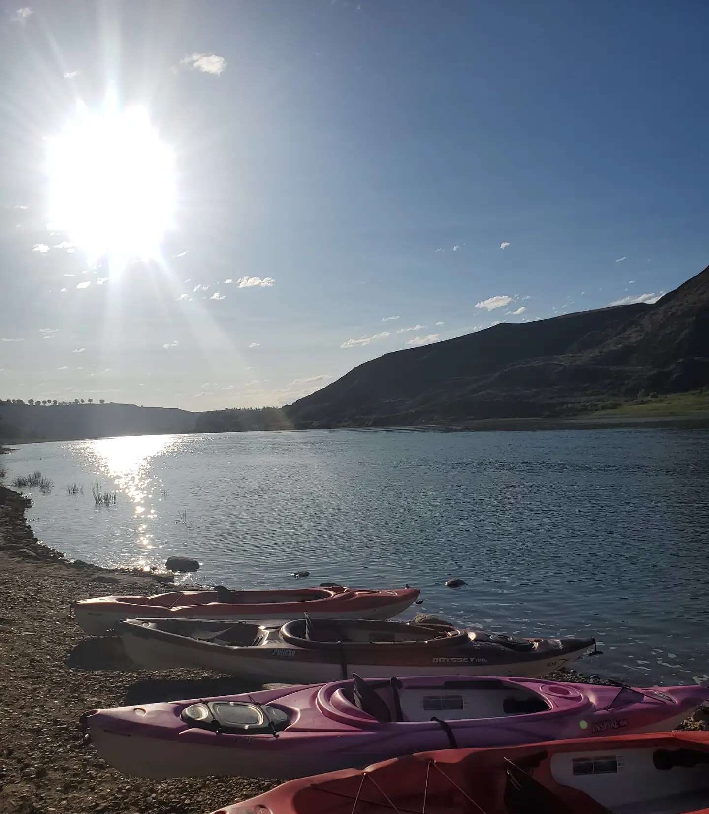 Little chilli morning on the river! River is flowing 68 cubic meters per second. Calm but beautiful morning! 🛶 🛶

#KayakMedicineHat #KayakRental #OutdoorXcape #GetOutside #GetOffTheCouch #MyMHSummer #MedicineHat #TourismMedicineHat