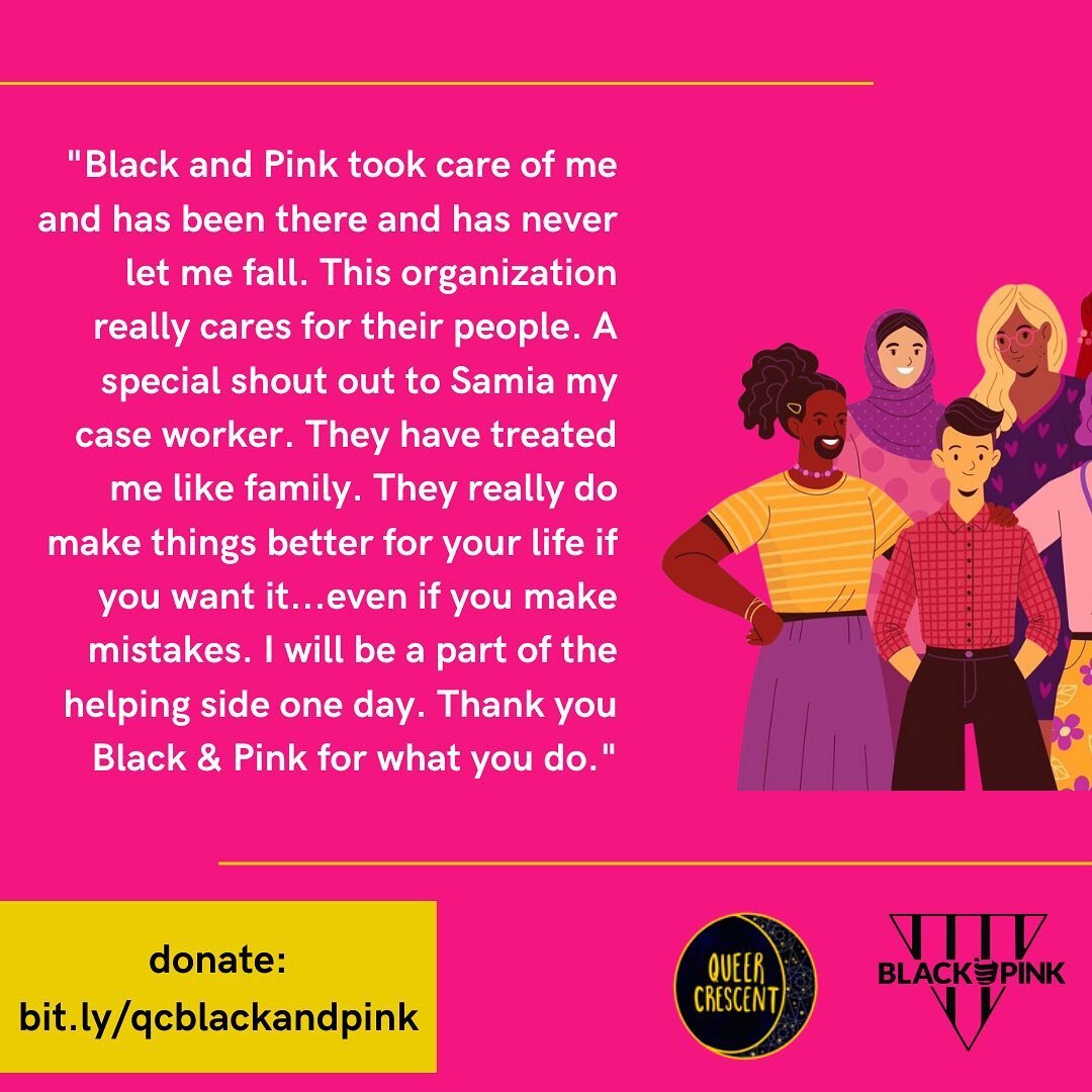 We&rsquo;re still trying to reach our $5,000 goal to support @blackandpinkorg community members to re-enter community, with access to safe housing, medical care, employment, and self-development. This life saving survival fund for formerly incarcerat