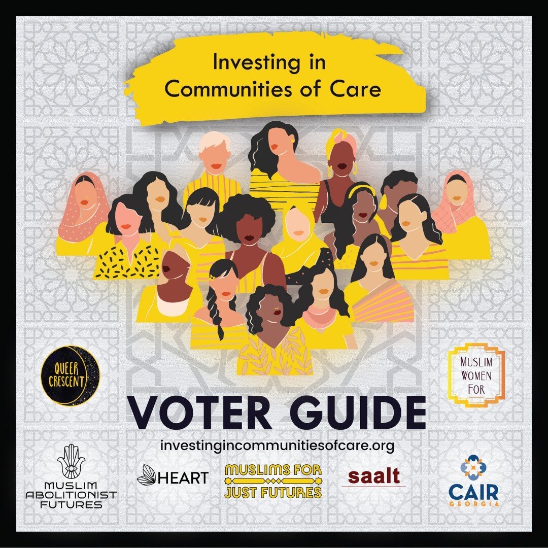 💪🏽 GROWING MUSCLES! Queer Crescent contributed to this Muslim voter guide with content specific to anti-trans legislative impacting the safety of our communities. Check out our section on gender expansive bodily autonomy, learn about bills passed a