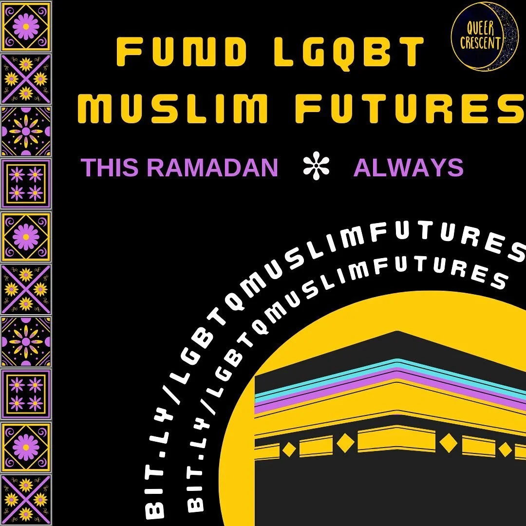 Fund LGBTQ Muslims This Ramadan &amp; Always 
🤲🏼📿
bit.ly/lgbtqmuslimfutures
Your support is critical to make this project a success, and we welcome your donations as you help us intervene on the erasure of LGBTQI+ Muslims and the struggles faced a