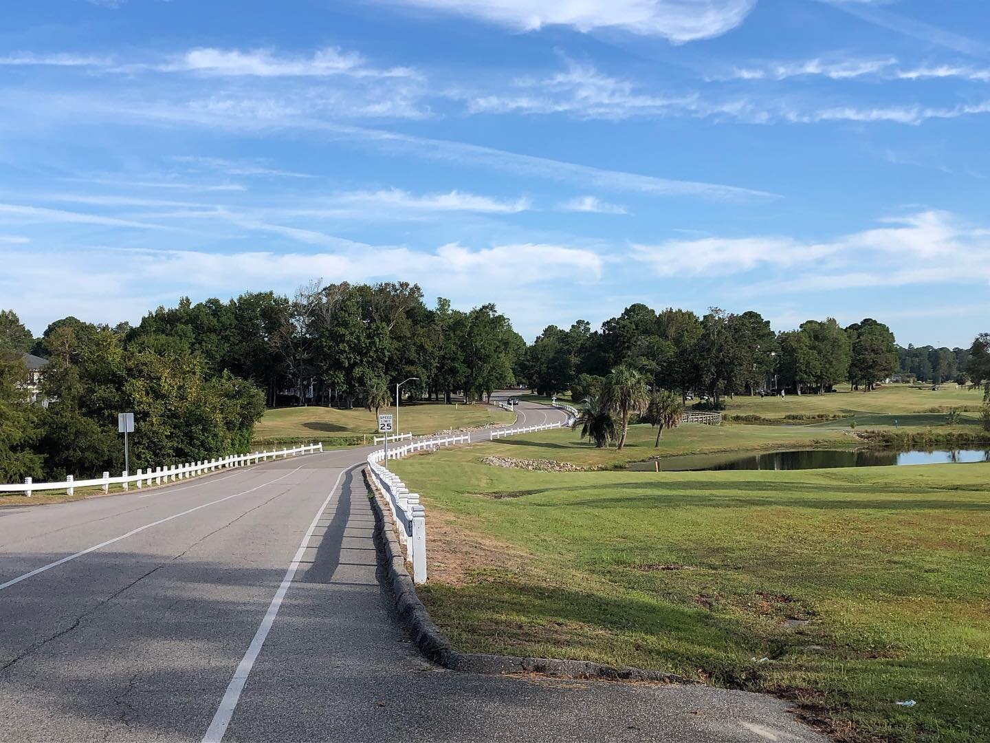 Clubhouse Road meanders through Sea Trail Resort and it&rsquo;s three golf courses. Such a quiet and scenic drive.