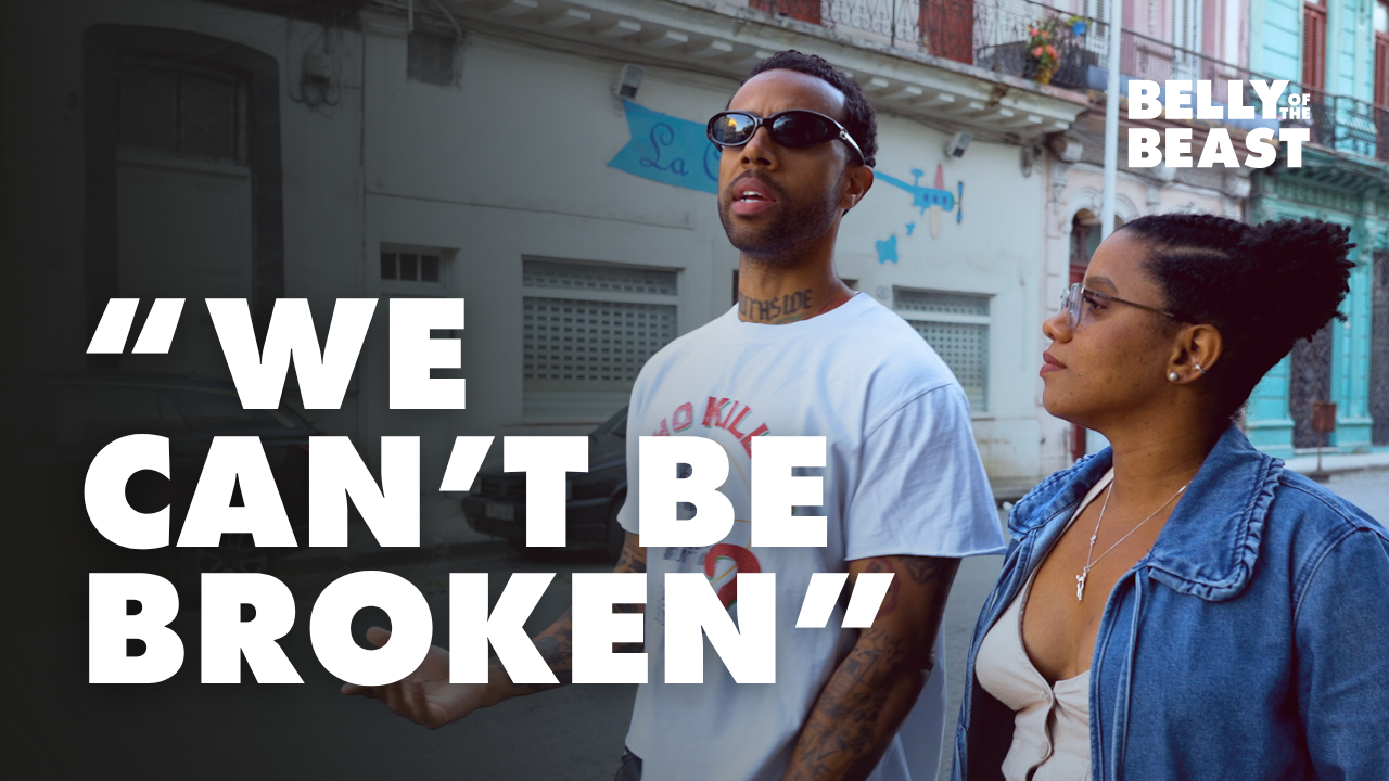 Vic Mensa and Belly of the Beast's journalist Liz Oliva Fernandez