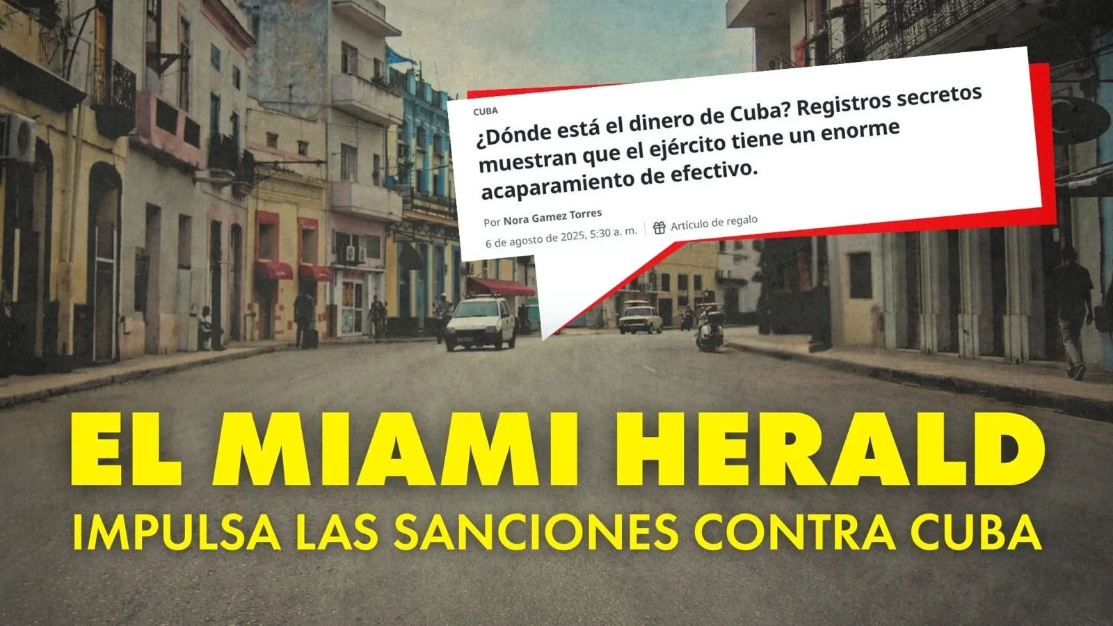 screenshot of Miami's Herald article