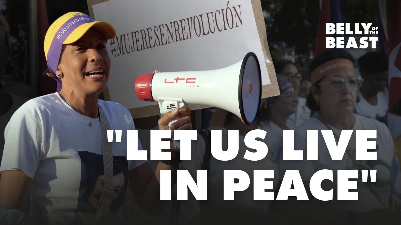undreds of Cuban women gathered at Mariana Grajales Park in Havana