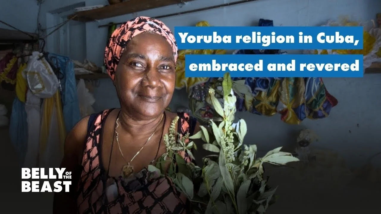 Cuban women who practices Yoruba religion