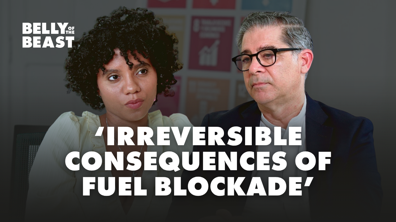UN Resident Coordinator Francisco Pichón sat down with Belly of the Beast journalist Liz Oliva Fernández