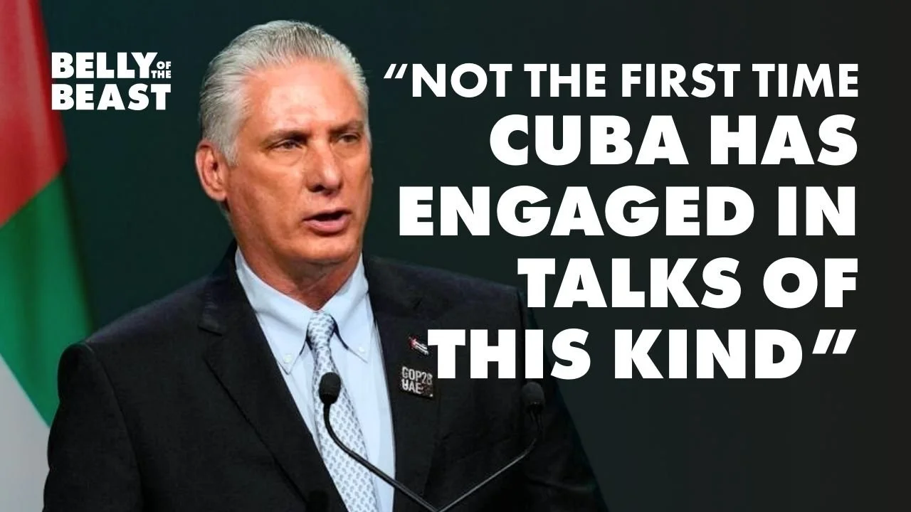 Cuba's president Díaz Canel