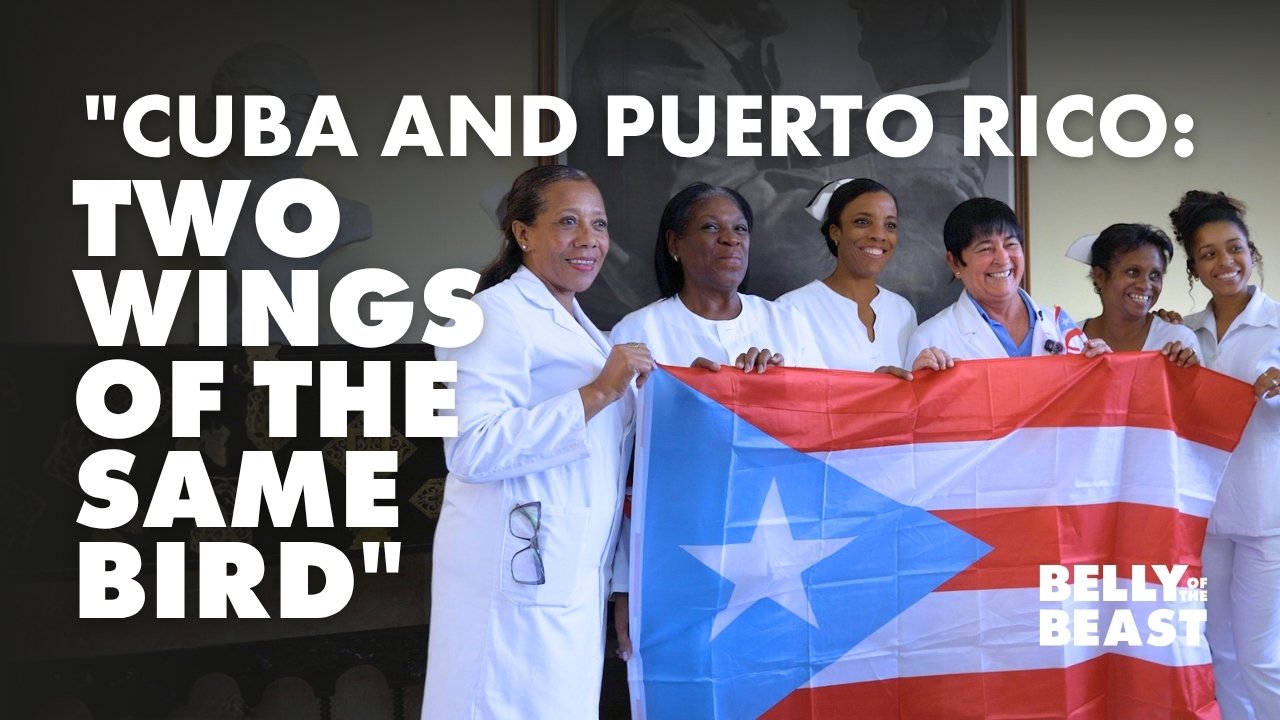 cuban doctors receiving aid from Puerto Rican solidarity groups