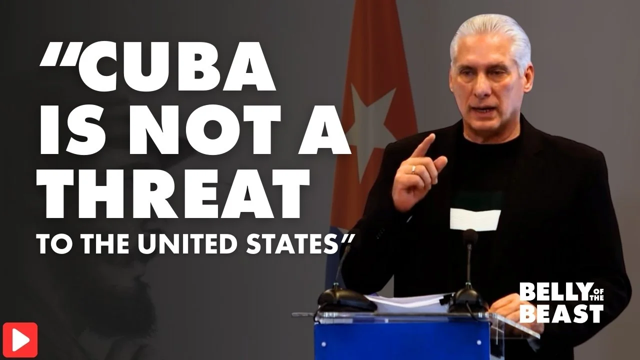 Cuba's president Diaz Canel