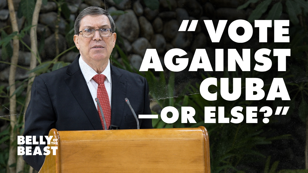Cuba’s Foreign Minister Bruno Rodriguez