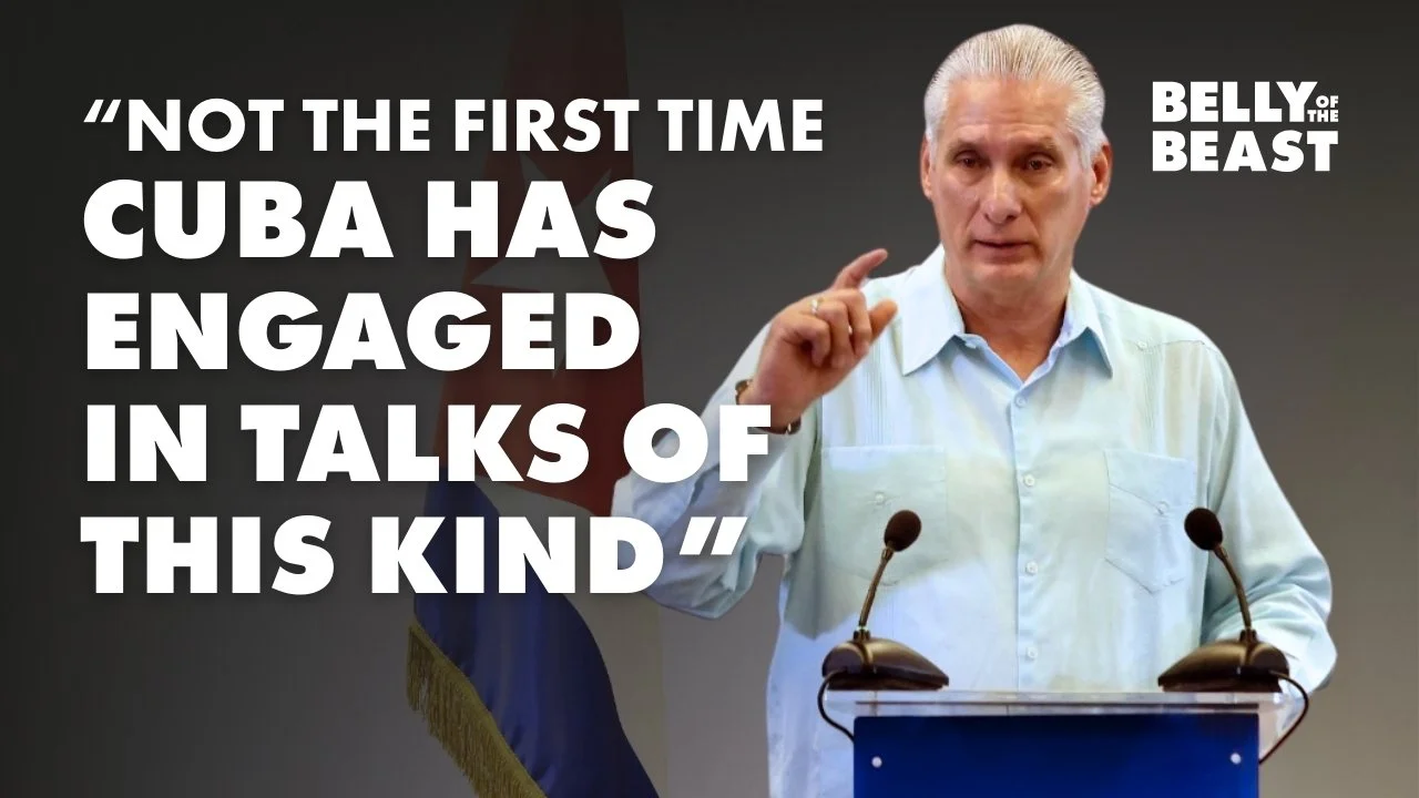 Cuba's president Díaz Canel