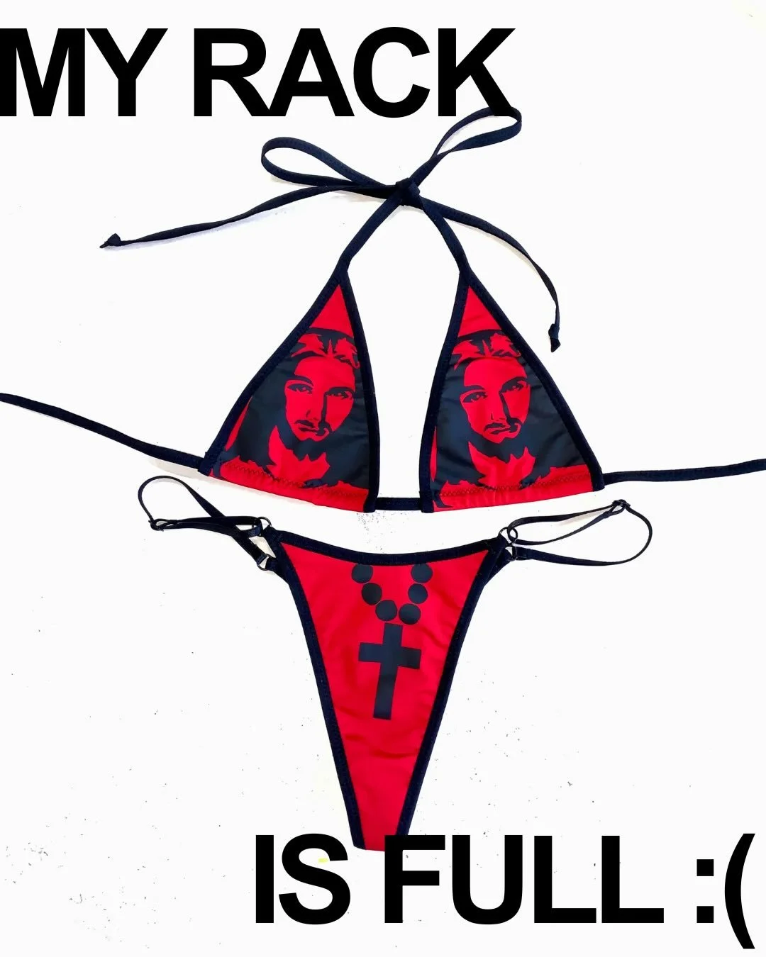 I&rsquo;m clearly not talking about my tits. My studio rack has become swollen with cute hot fun sexy pieces I&rsquo;ve made this year. I will doing a little story sale at 6pm on Monday 22nd December 🩷

There will be samples, one offs and discounted