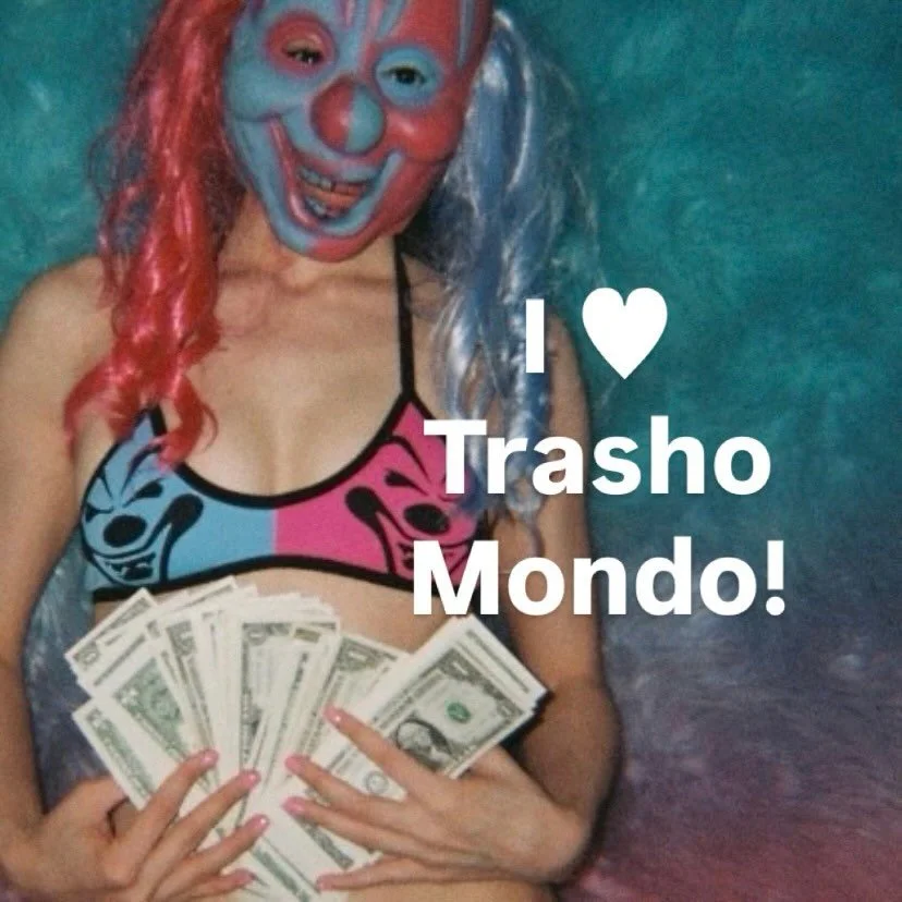 *NEW MELBOURNE STOCKIST*

I am honoured to now be stocking at the coolest shop in Naarm!! @trashomondostore has an incredible array of independent designers, Y2K, vintage, lovely staff &amp; the trashy fun aesthetic I live for 🤡

Trasho Mondo, 396 H