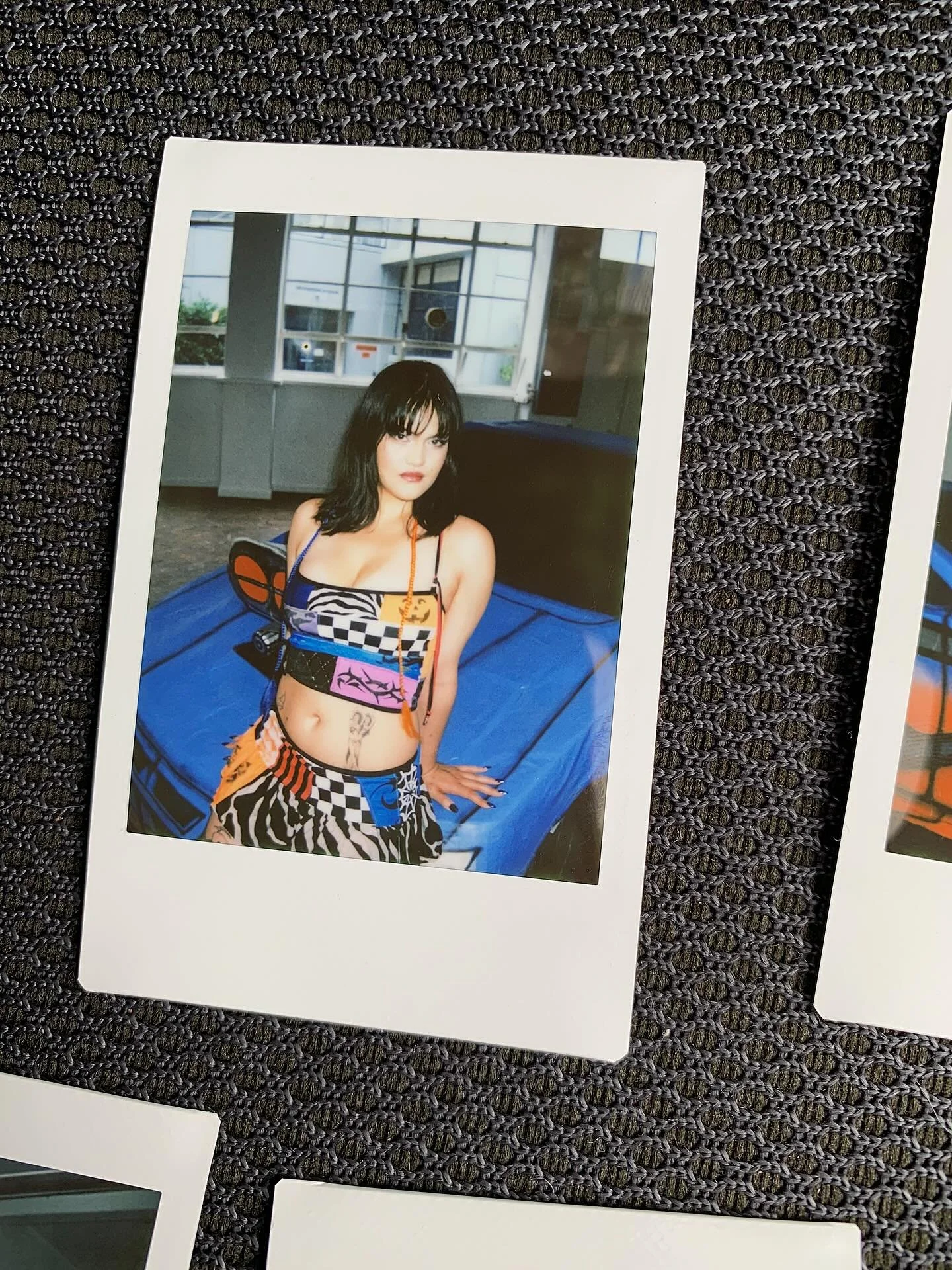 I took some Polaroids &amp; bts from this bangin&rsquo; shoot!

Ute made by @district_atttorney 🤯 (now that&rsquo;s art)
Model @_dean_p killing it like a boss!!!
Slay make up look by @lachlanjanie 💅
Main photographer @jordynhawker 🧡
Outfit by me ?