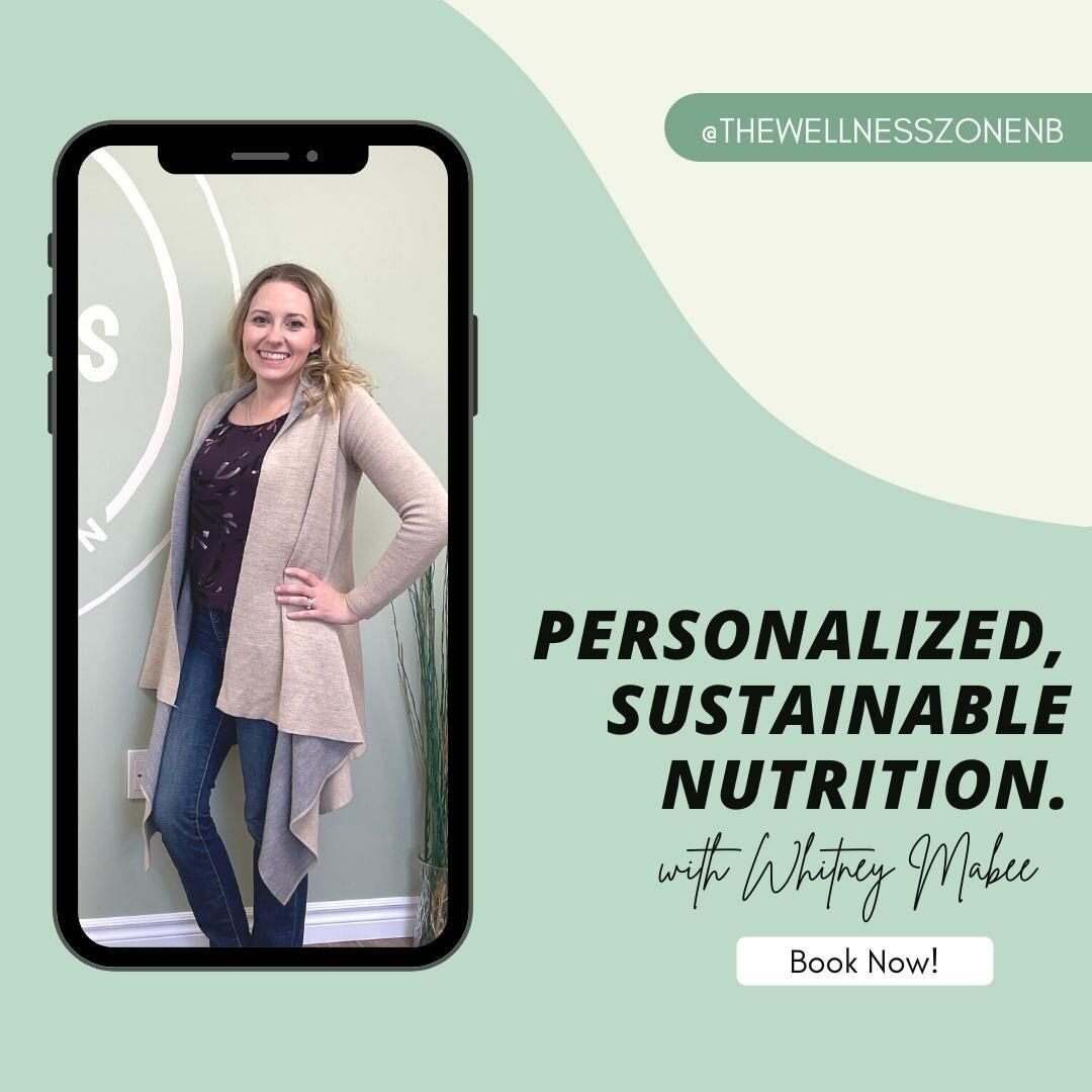 🍎 🥦 🥐
Do you have questions about how to create sustainable healthy eating habits? Have you or someone you love been diagnosed with diabetes recently and you're wondering what you can do about it? Book an appointment today with our dietician Whitn