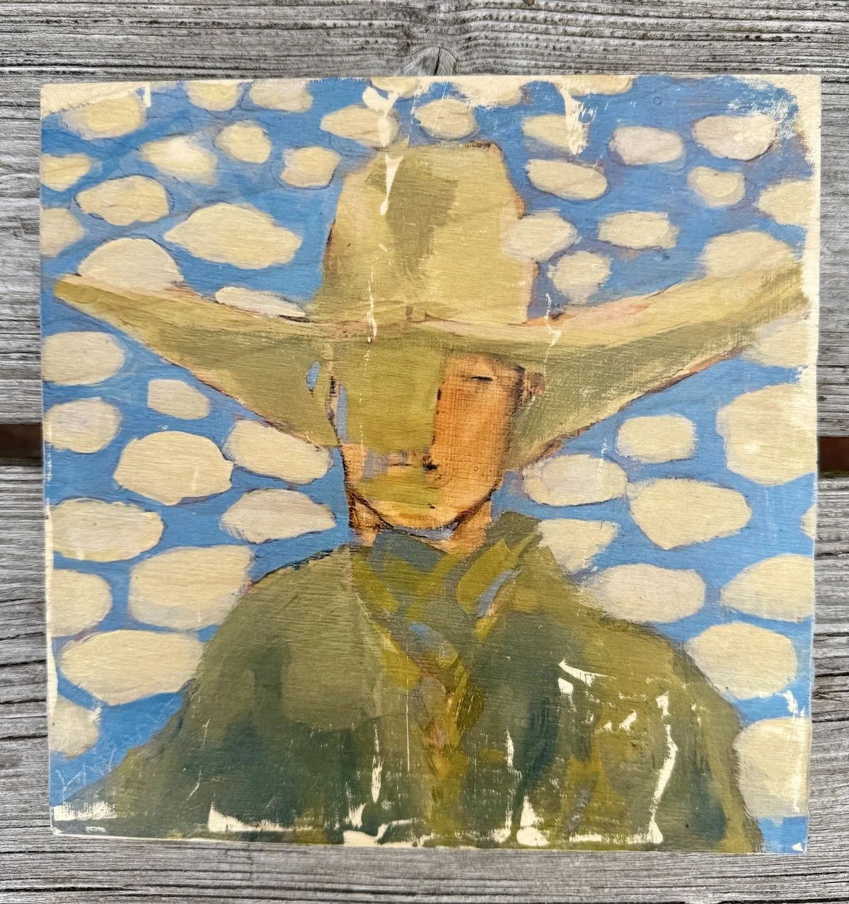 A Nod to Georgia print on birch