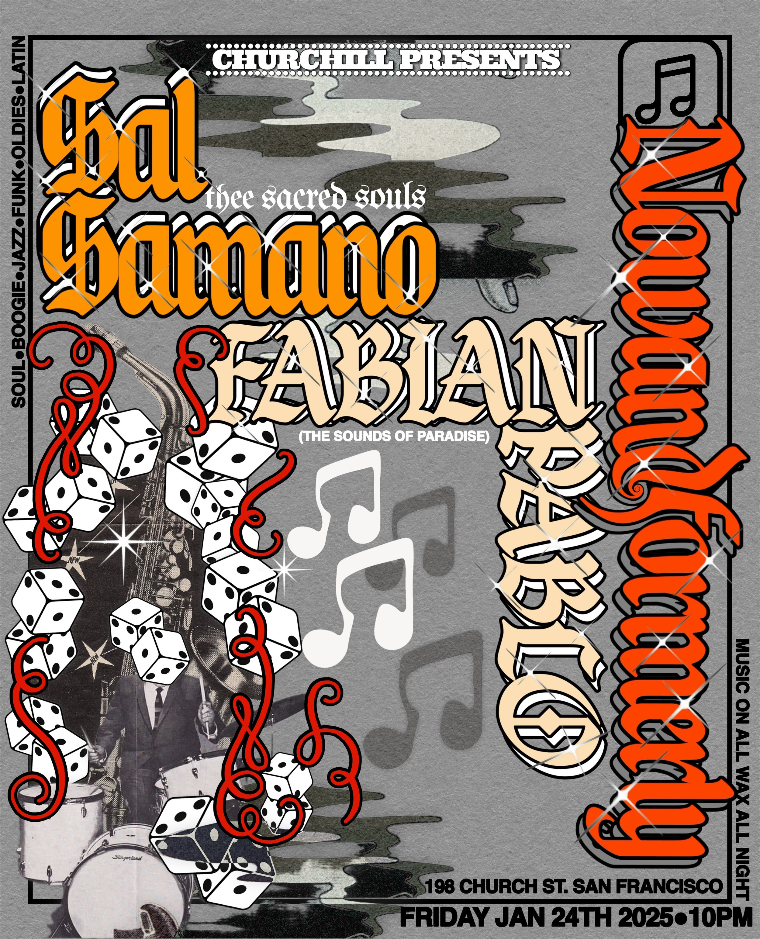 Thee Sacred Souls afterparty featuring Sal Samano X NOWANDFORMELY X Fabian Pablo