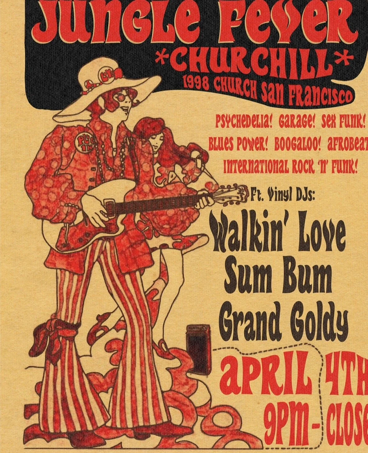 JUNGLE FEVER w/ Walkin’Love &amp; FRiends
