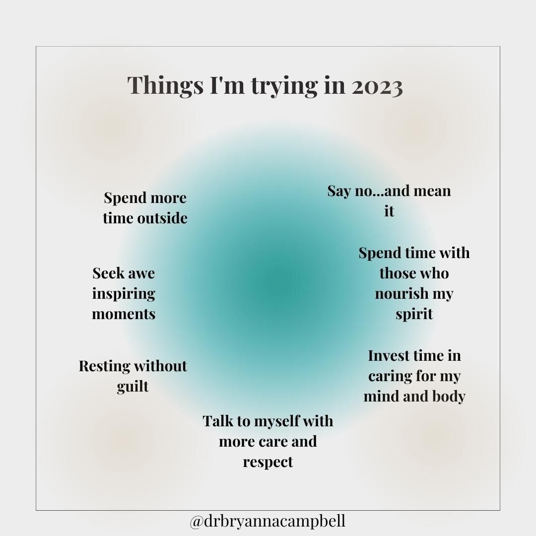 Happy New Year everyone!

I have been taking my time easing back into things and I thought about the things I want to try and incorporate in my life this year. What would you add to your list?

#newyear #drcampbellscouch #intentionalliving #mentalhea