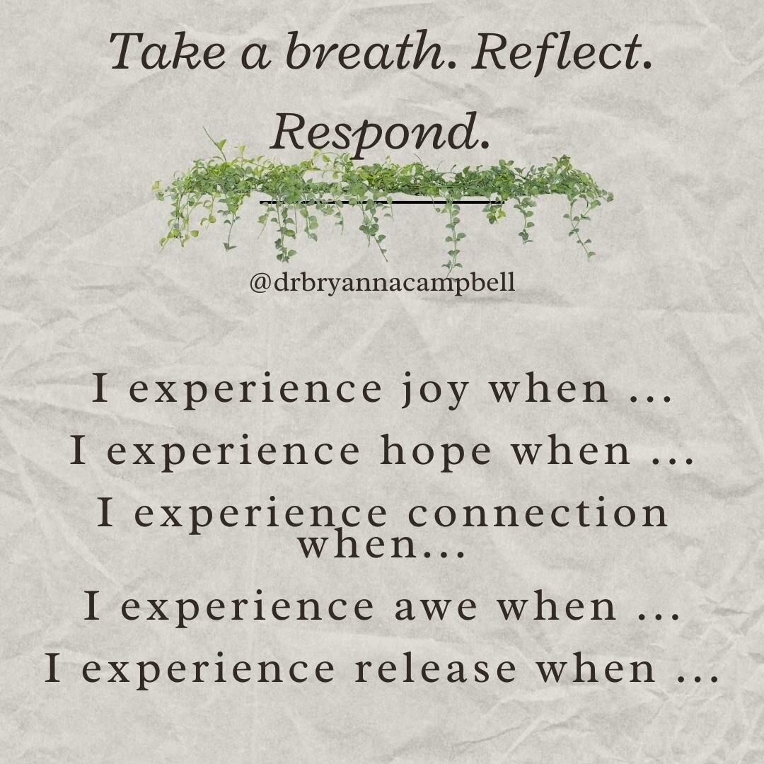 Stop scrolling for just a moment! Your attention is needed...for yourself.

Take a few deep breaths. Take a moment to be present with yourself. Be aware of the sounds and sensations you feel in this moment. 

Now take a moment to reflect on the state