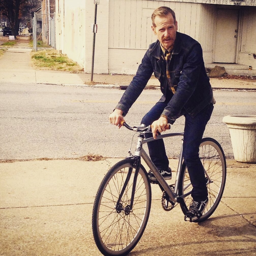 You&rsquo;d look a whole lot cooler on a sleepcycles! Enter to win a frameset! 
Link in bio! 
#framebuilding #steelisreal #trackbike #trackbikes #fixedgear #fixedgearbike #handmadebicycle #handmadebicycles #denimdemon