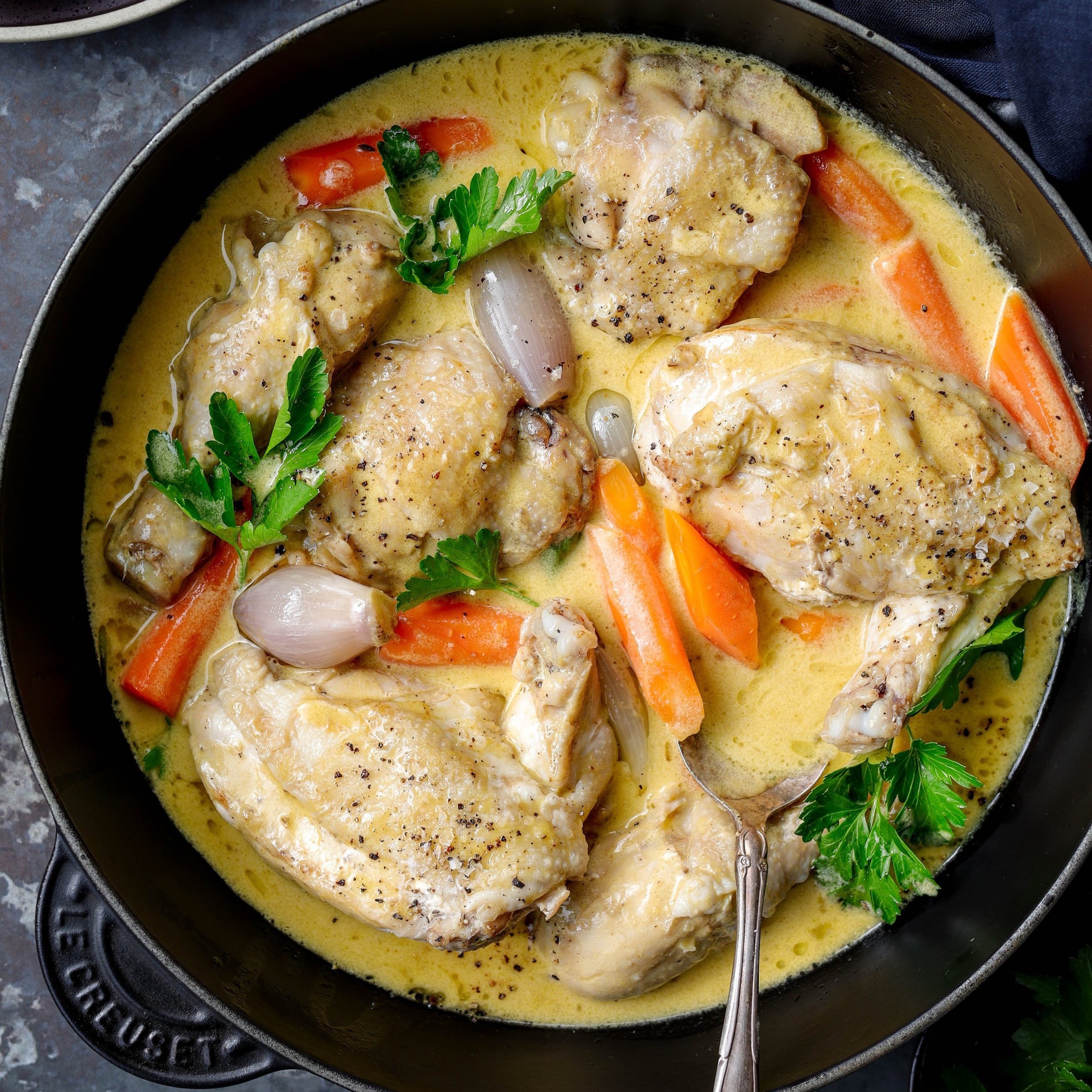 CHICKEN IN CREAM BOCUSE STYLE — French Cooking Academy